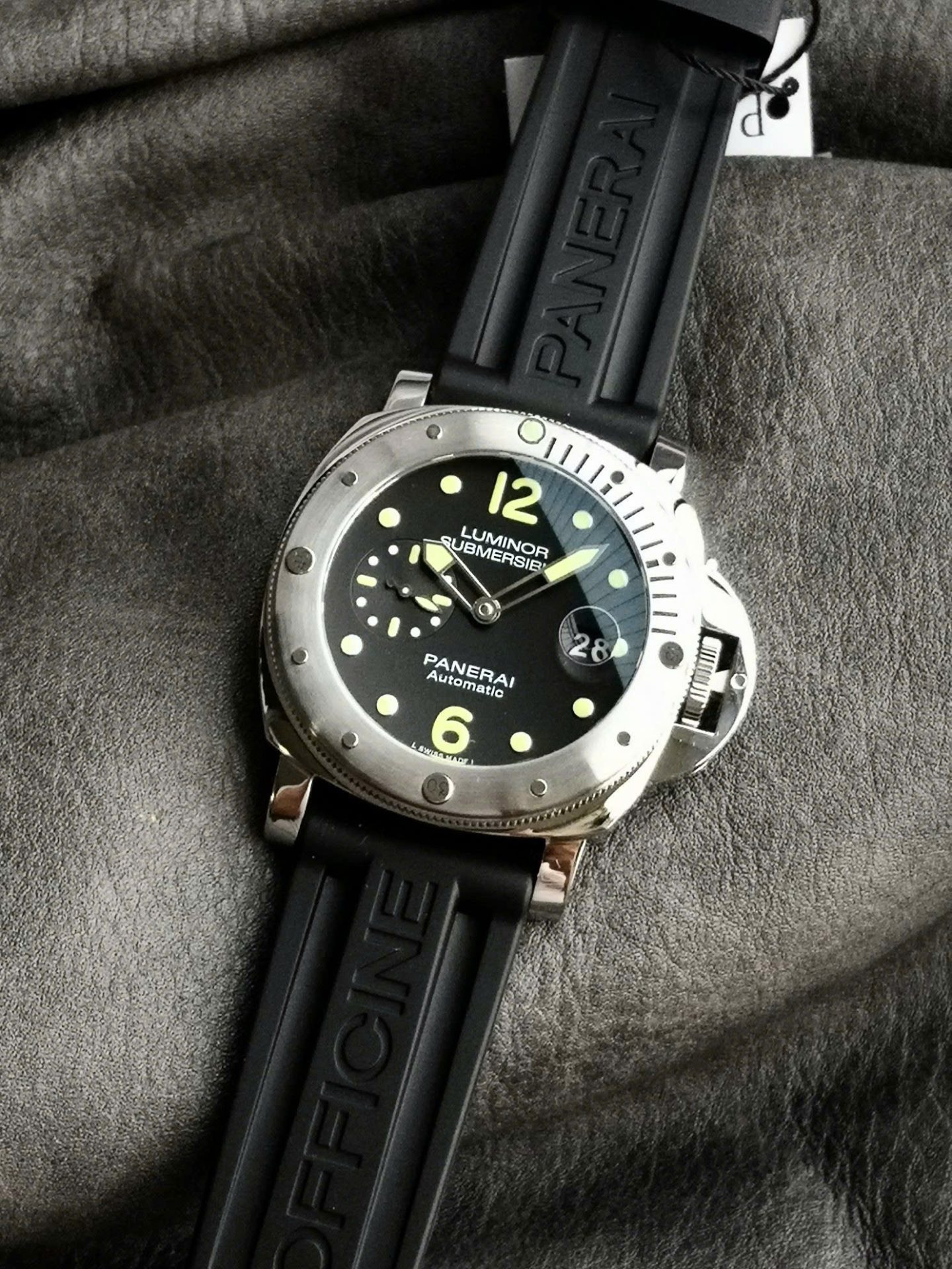 Panerai Replica Watch Luminor Submersible Automatic PAM00024 Black Rubber Strap VSF 44mm - Top club