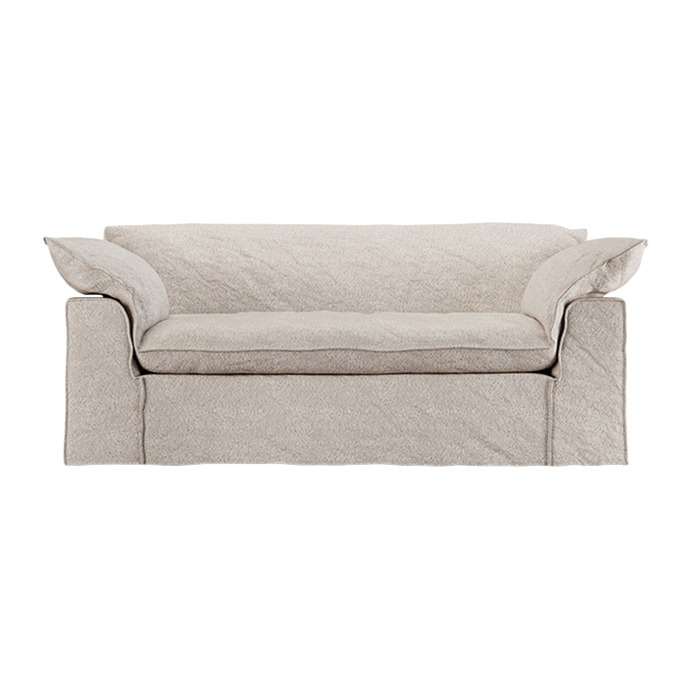 HKliving Nomad 2-zitsbank - Bouclé - Taupe