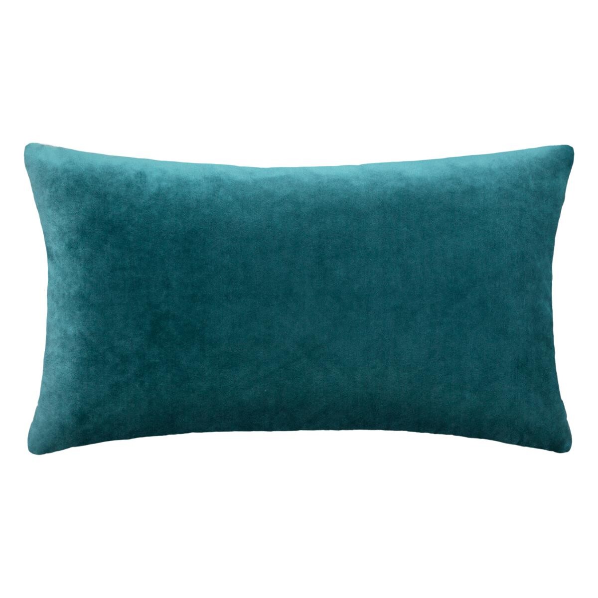 Cushion "Dolce", velvet Duck blue, 38x58 cm