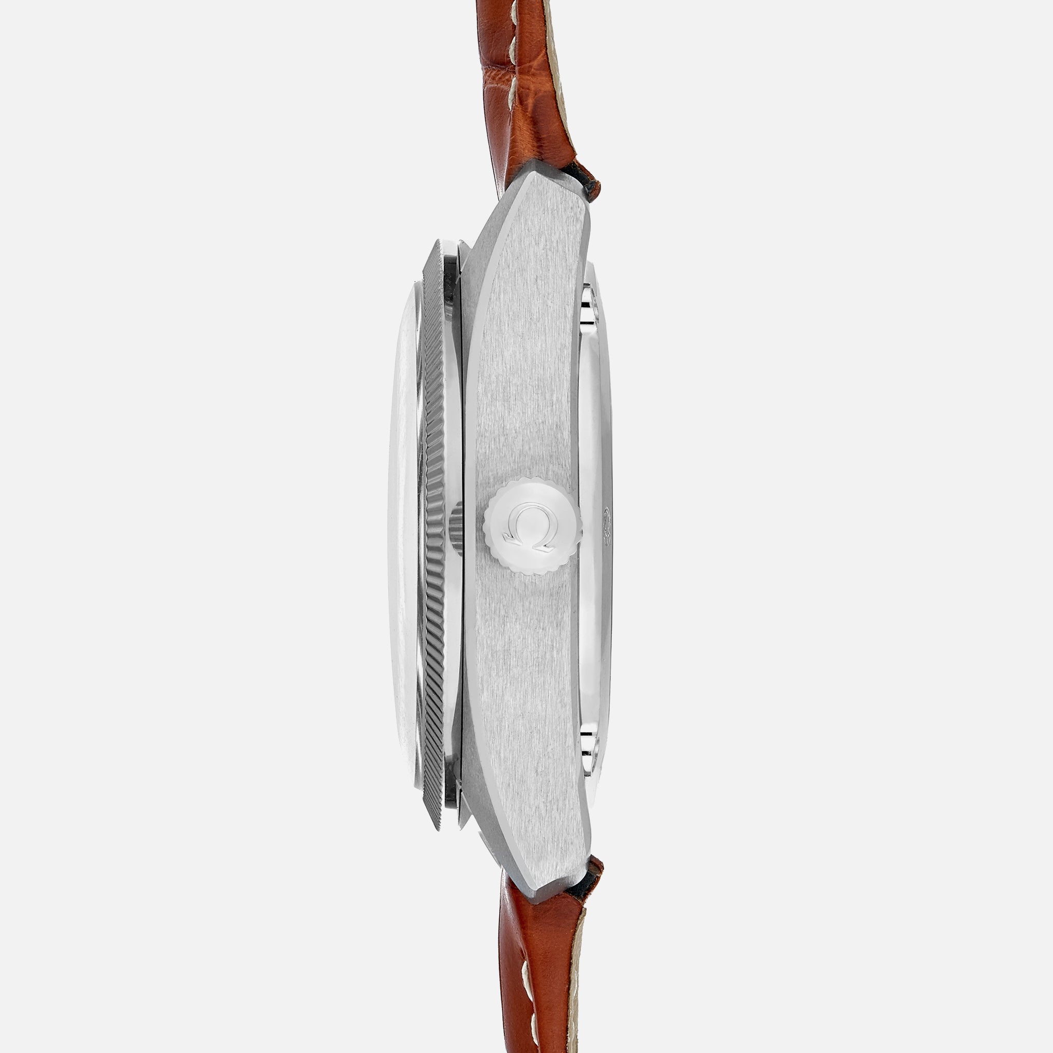 Constellation Globemaster Co-Axial Master Chronometer Annual Calendar 41mm White Dial On Leather Strap(1:1 replica) - Top club