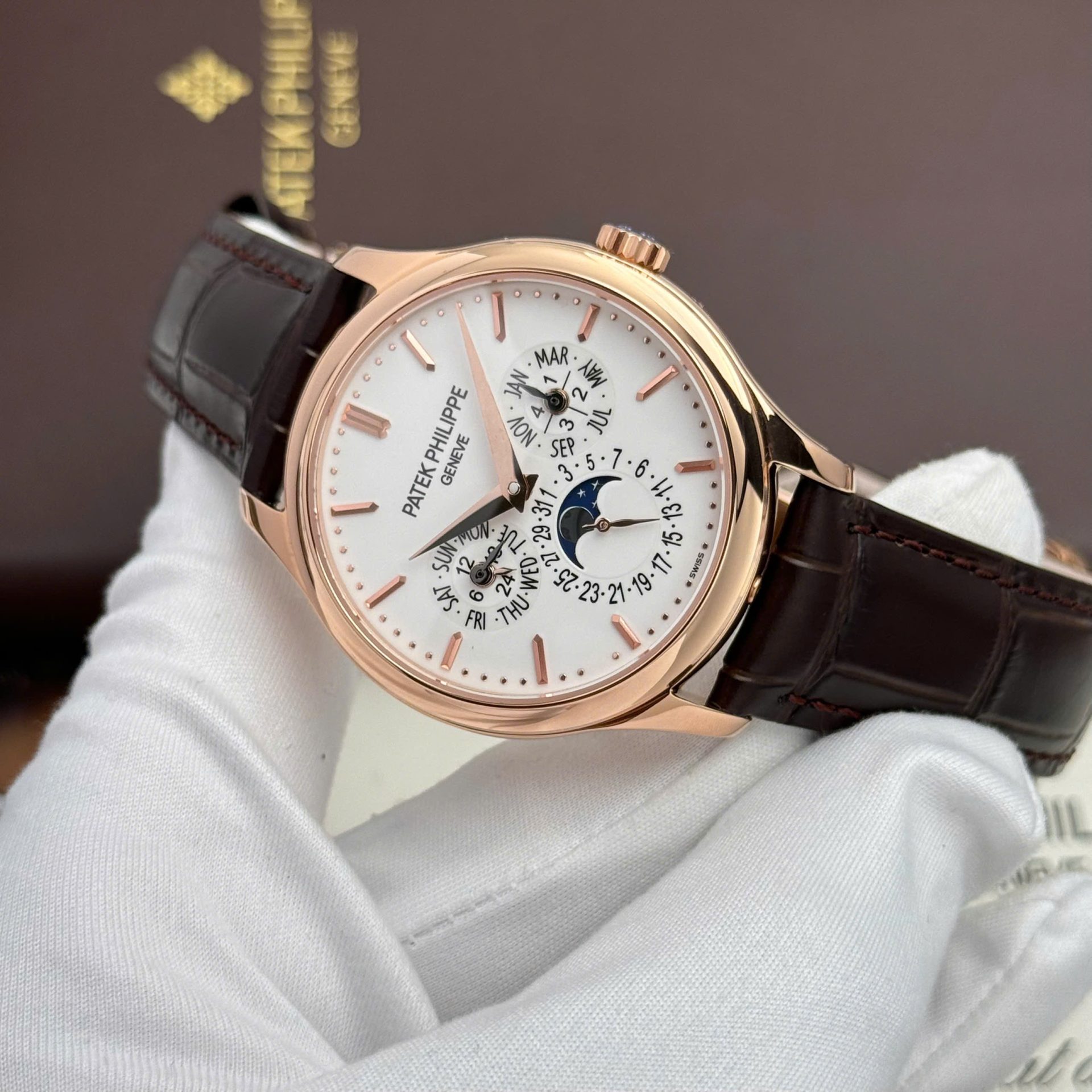 Patek Philippe Grand Complicaitons 5327R Best Replica Watches White Dial Automatic Movement 40mm - Top club