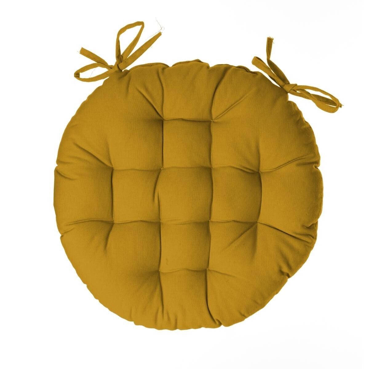 Round chair cover Yellow, D.38 cm