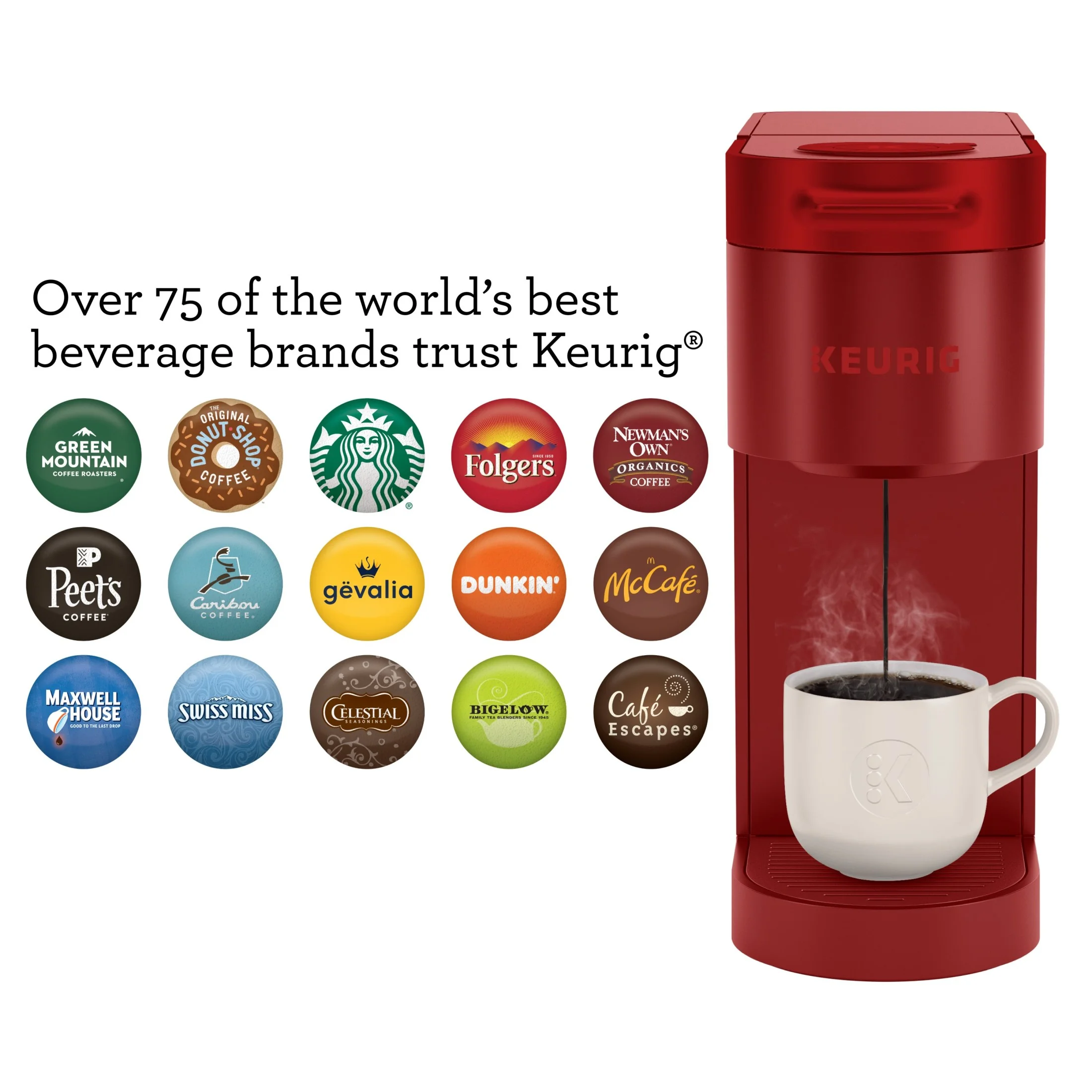 Keurig K-Slim Black Single-Serve K-Cup Pod Coffee Maker - Image 20