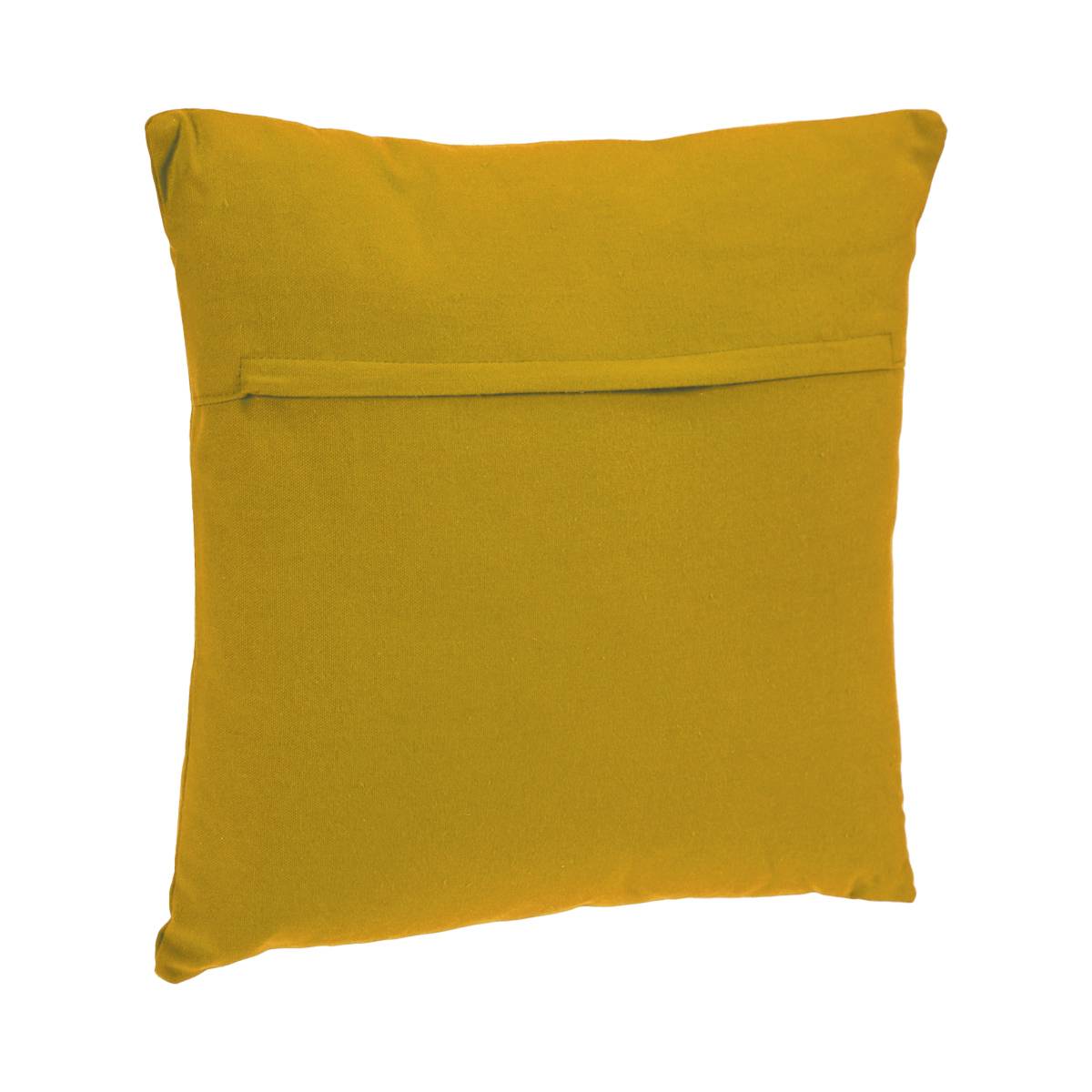 Removable cushion cover, cotton Yellow, 38x38 cm