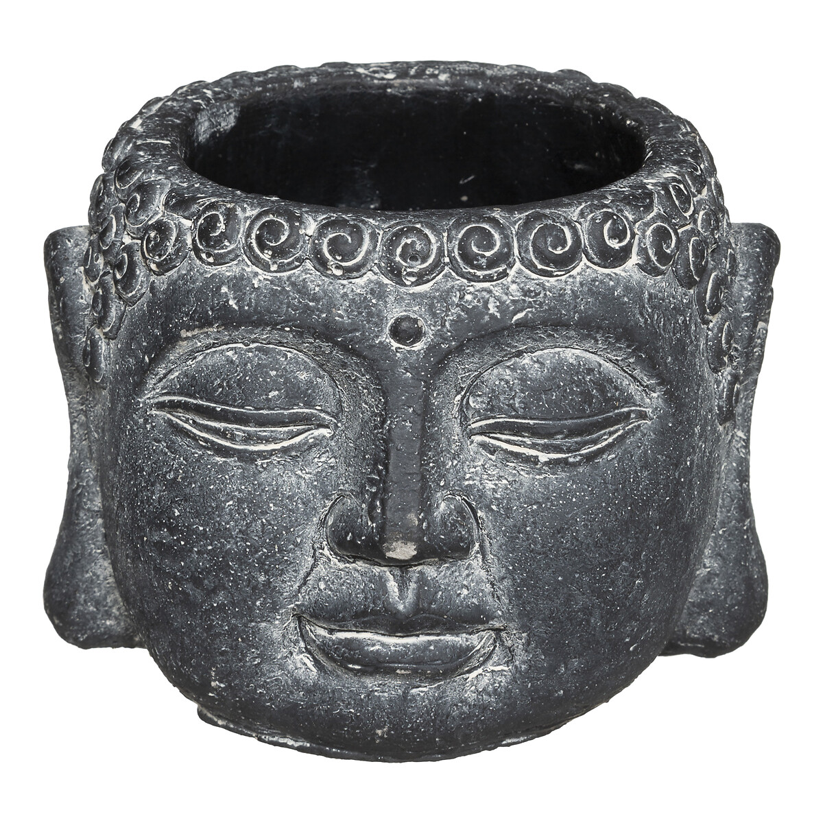 Cement pot "Buddha" H.9 cm