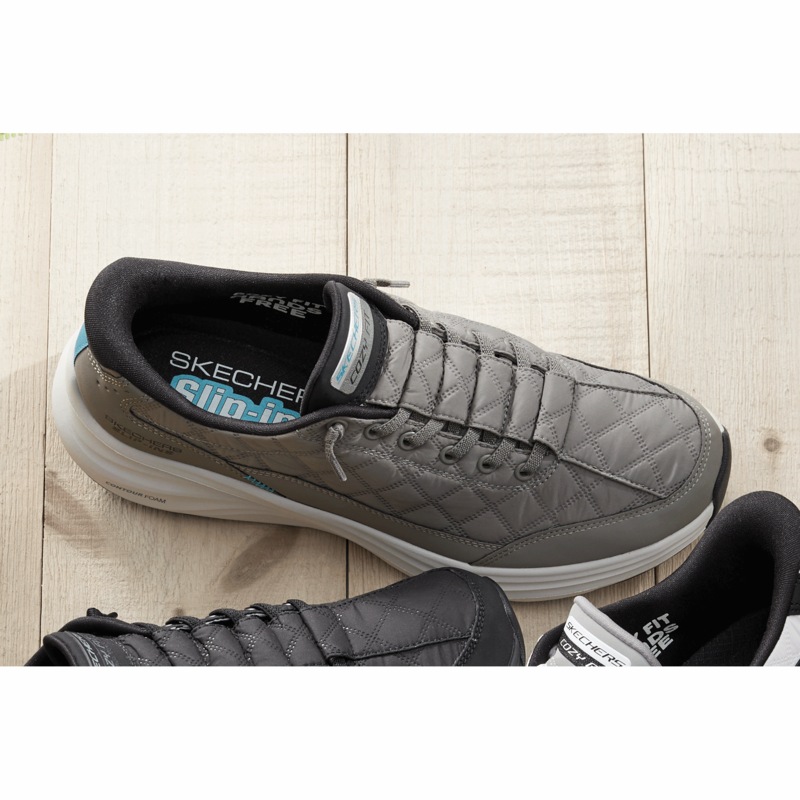 Skechers Men's Slip-Ins Vapor Foam Cozy Fit Sneaker - MIDNIGHT VELVET CATALOG