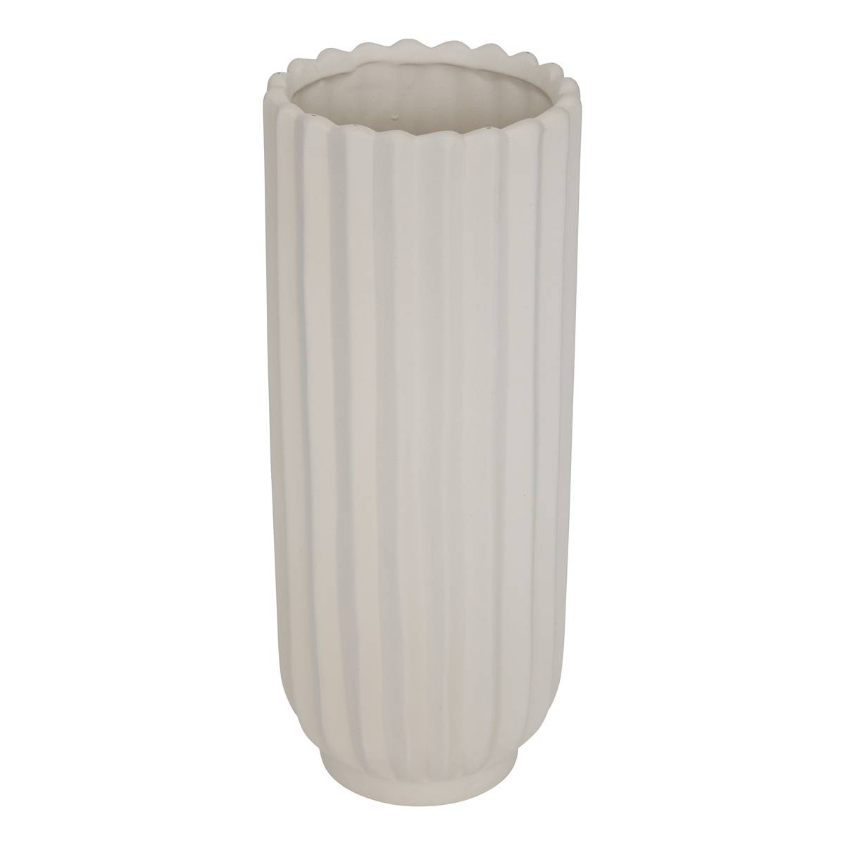 Vase "Ocea" White, H.36.5 cm
