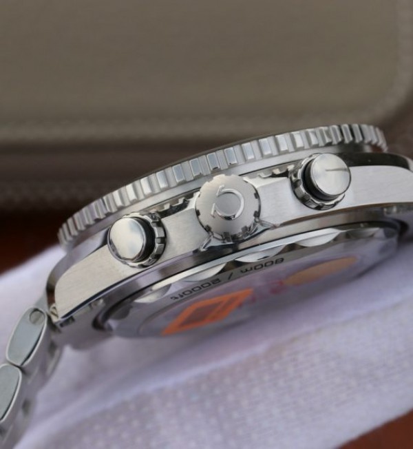 Replica Omega Planet Ocean Master Chronometer OMF Black LiquidMetal SS Bracelet A9900 - Top club