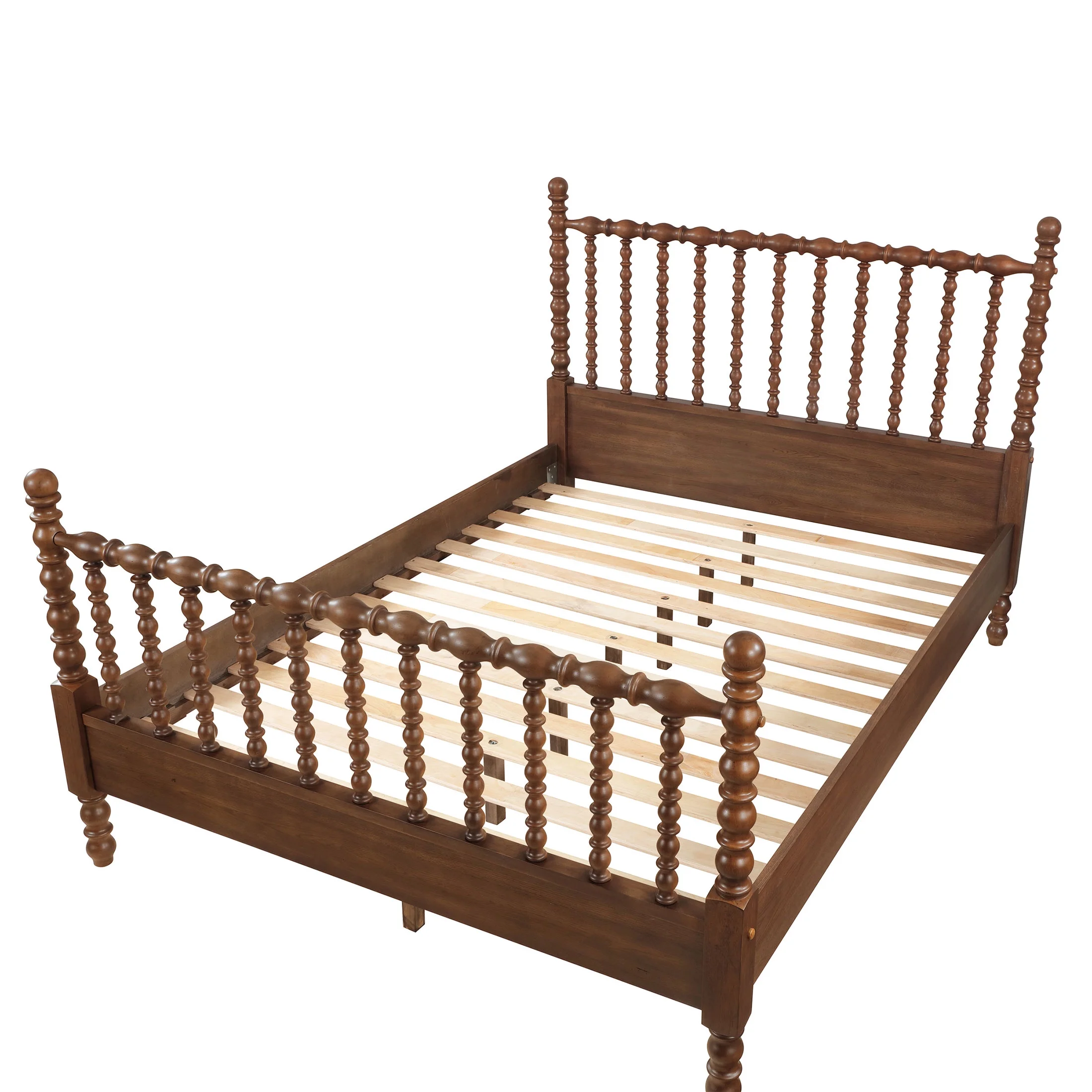 Pioneer Woman Harper Queen-Size Spindle Bed, Homestead Brown - Image 6