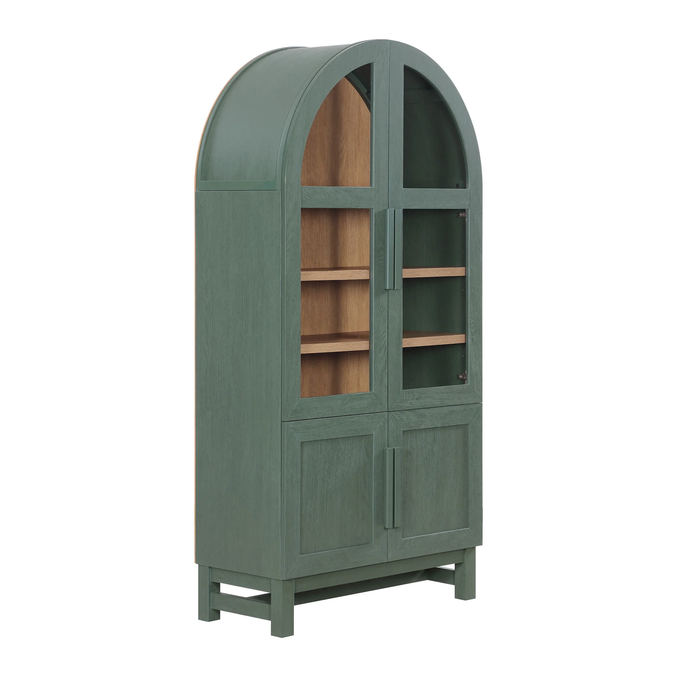 Better Homes & Gardens Juliet Kitchen Rounded Arch Cabinet, Rich Black - Image 33