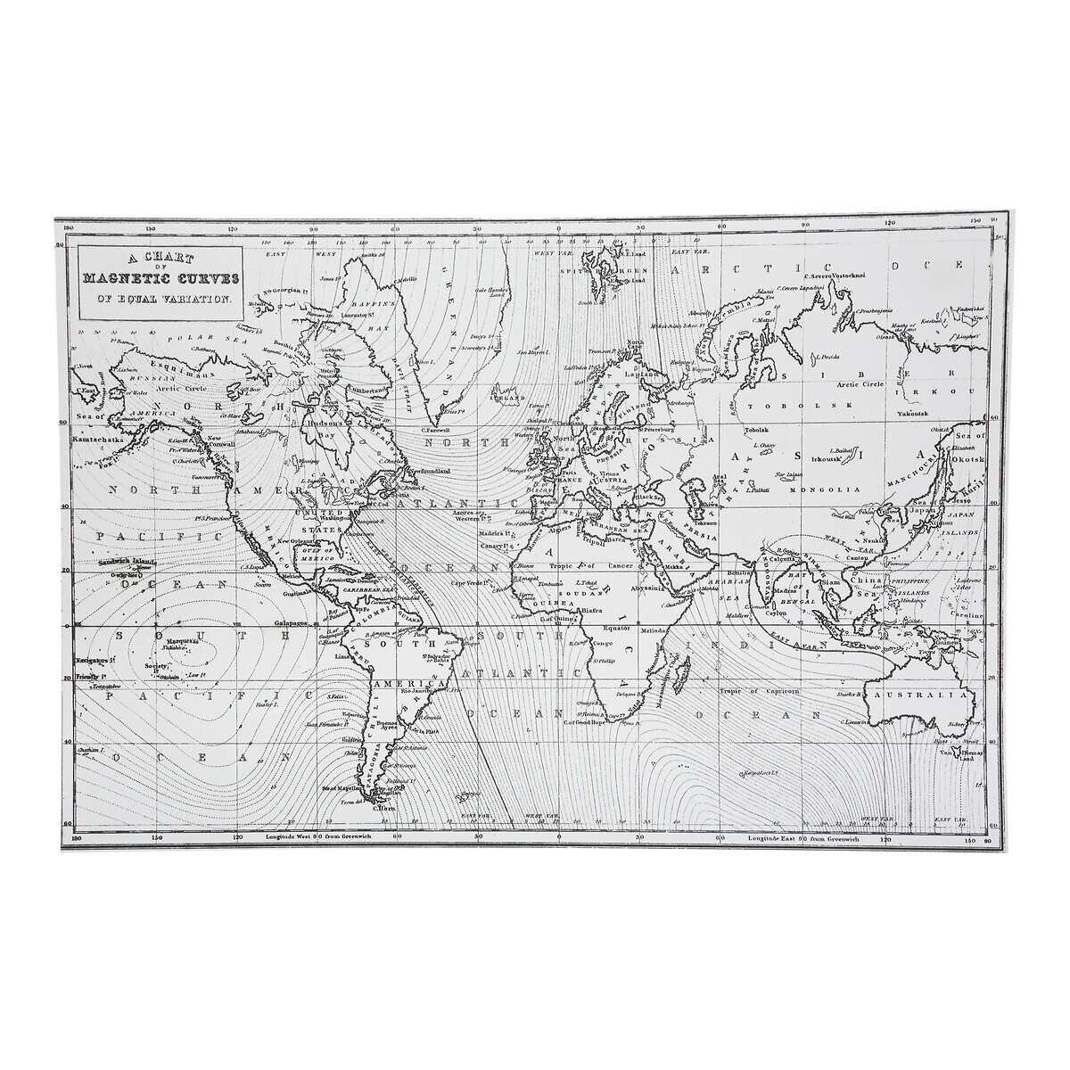 Placemat "Planisphere" 45x30 cm