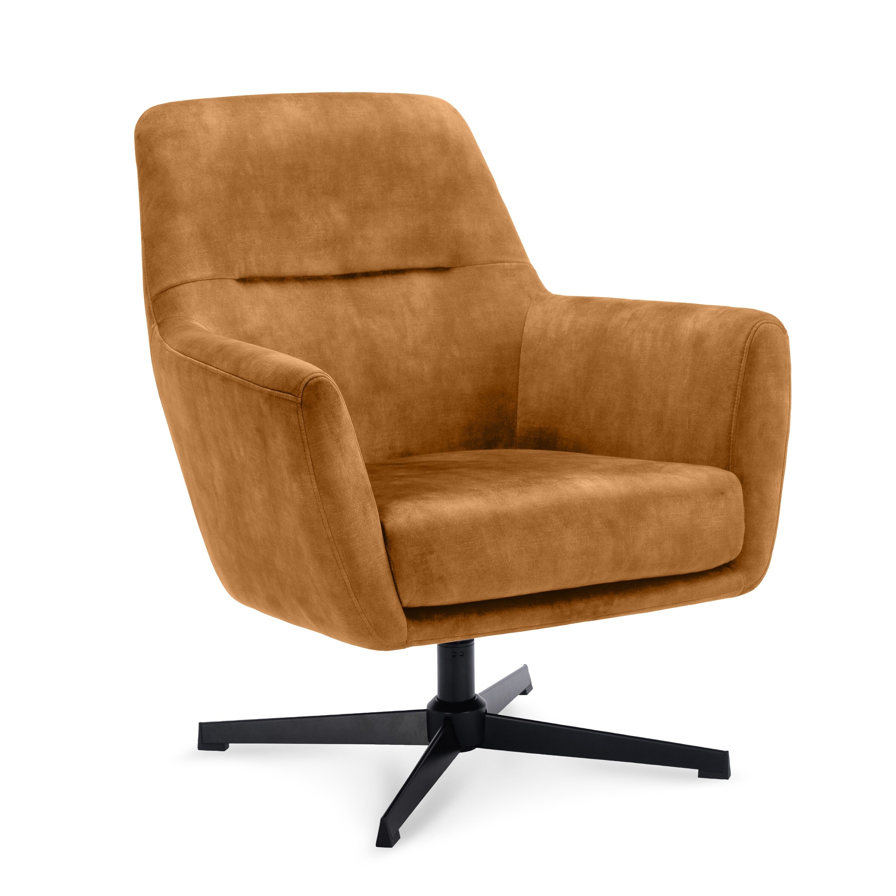 Blokker Edgar Fauteuil Draaibaar - Cognac