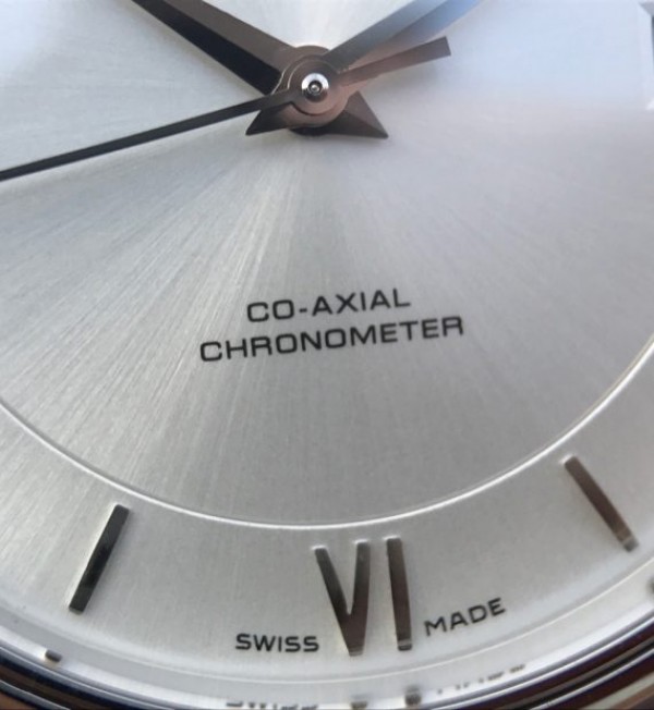 Replica Omega V6 De Ville 37mm SS White Dial Black Leather Strap A2892 - Top club
