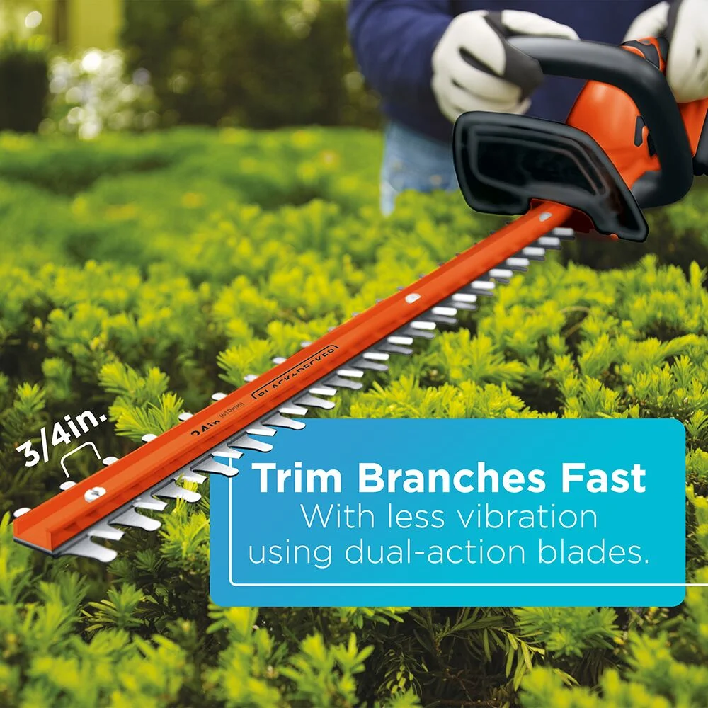 BLACK+DECKER 40V MAX* Cordless Hedge Trimmer, 24-Inch, (LHT2436) - Image 6