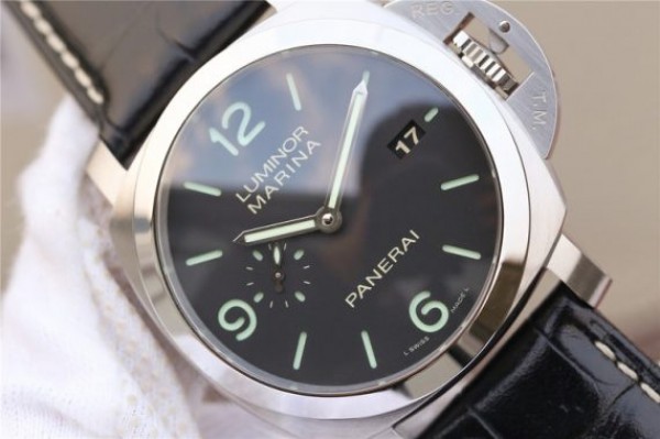 Replica Panerai PAM312 VSF Black Leather Strap P.9000 Super Clone - Top club