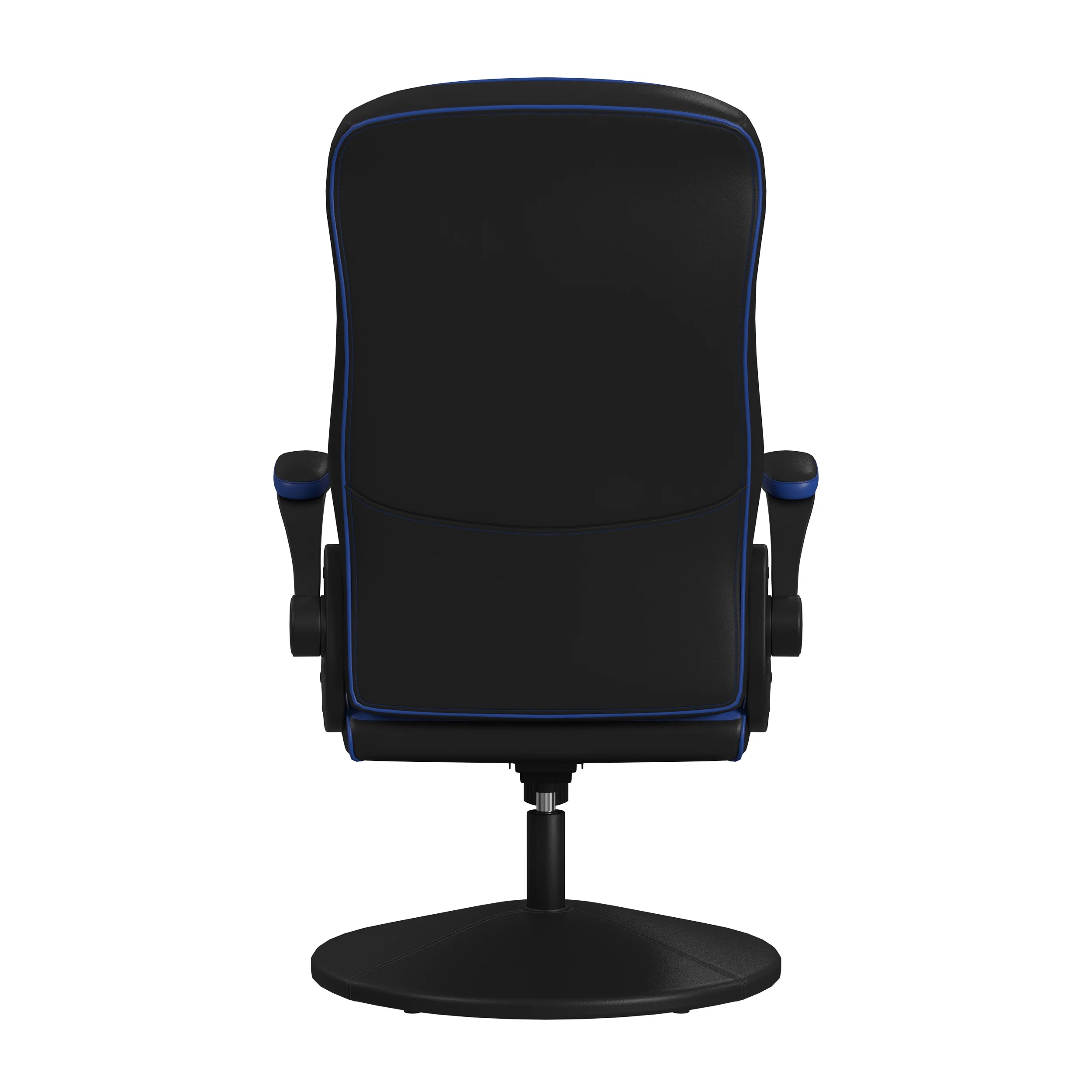 RESPAWN 800 Swivel Rocker Gaming Chair - Ergonomic Floor Gaming Seat with Lumbar Support, Flip Up Armrest, High Back, Pedestal Base, Comfortable No Wheels Console Video Game Rocker Chair - Red - Image 23