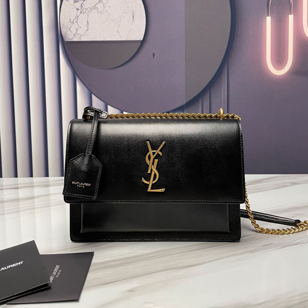 YSL SUNSET MEDIUM CHAIN BAG IN SMOOTH LEATHER1:1High-quality replica