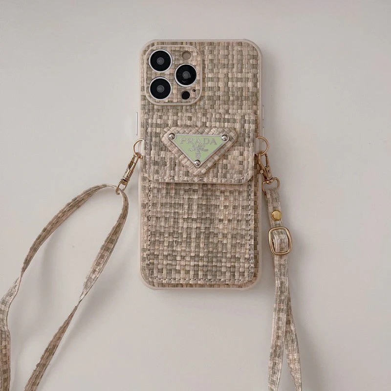 Pra Weave Card Bag Crossbody iPhone Case - Wholesale & Influencer