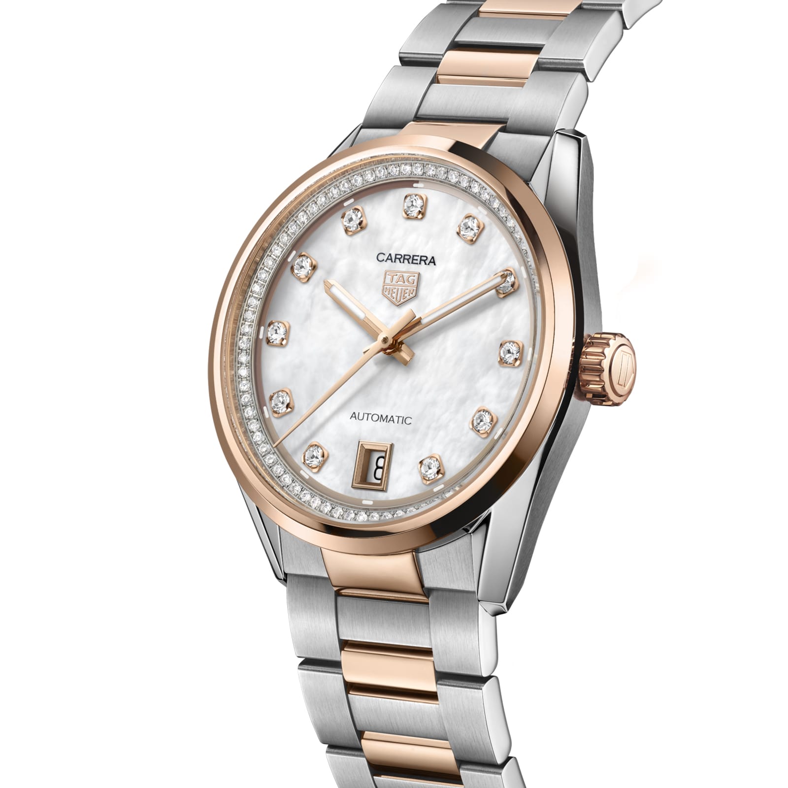 TAG Heuer Replica Watch Carrera Date Automatic 36 mm Steel and Gold(1:1 replica) - Top club