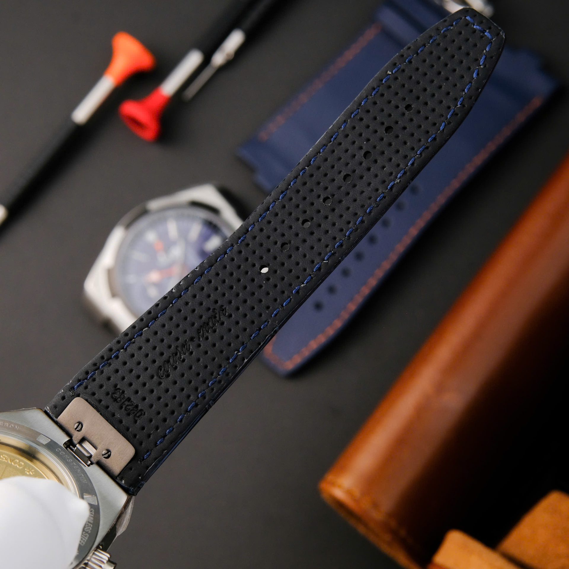 Vacheron Constantin Overseas Dual Time 7900V Replica Watch Blue Dial PZ Factory 41mm - Top club