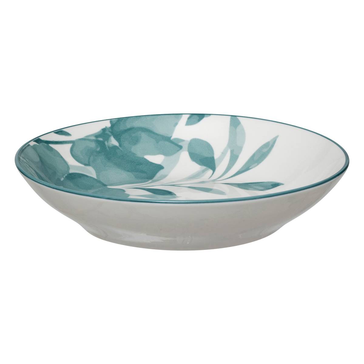 Set of 6 deep plates "Lily" D.20 cm, White
