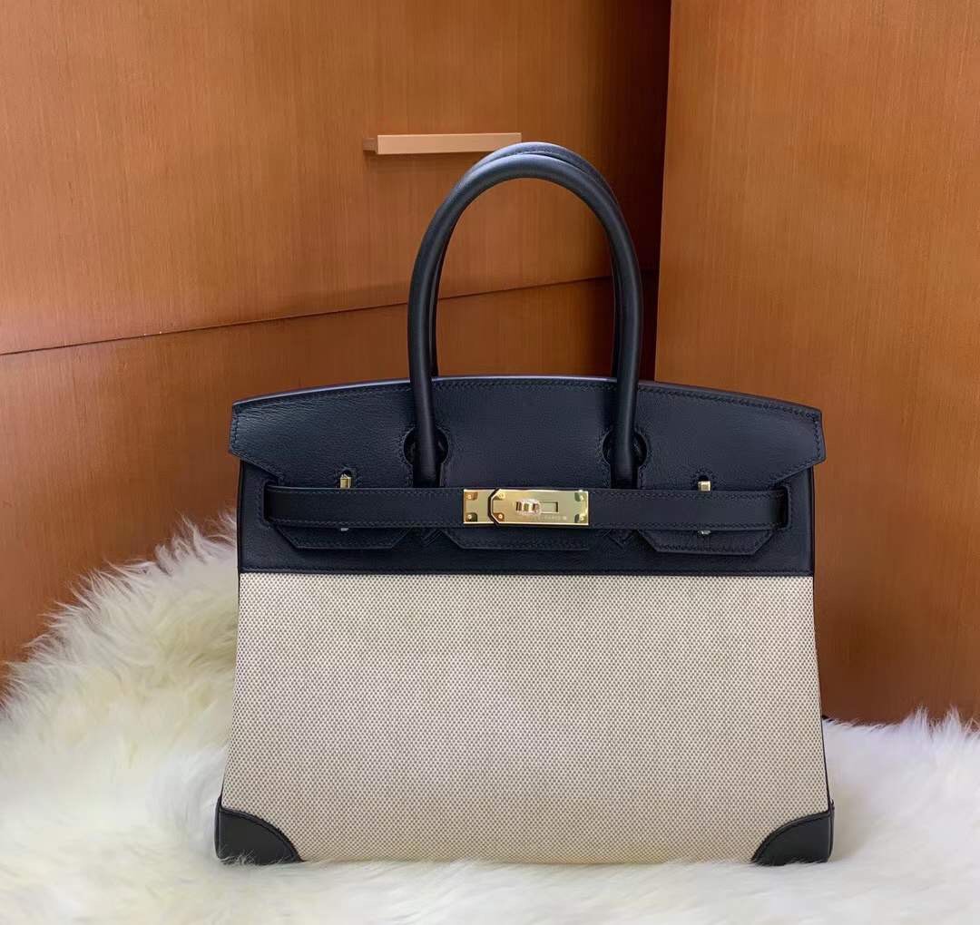 Hermes Birkin 30cm Swift Leather Gold Palladium Hardware