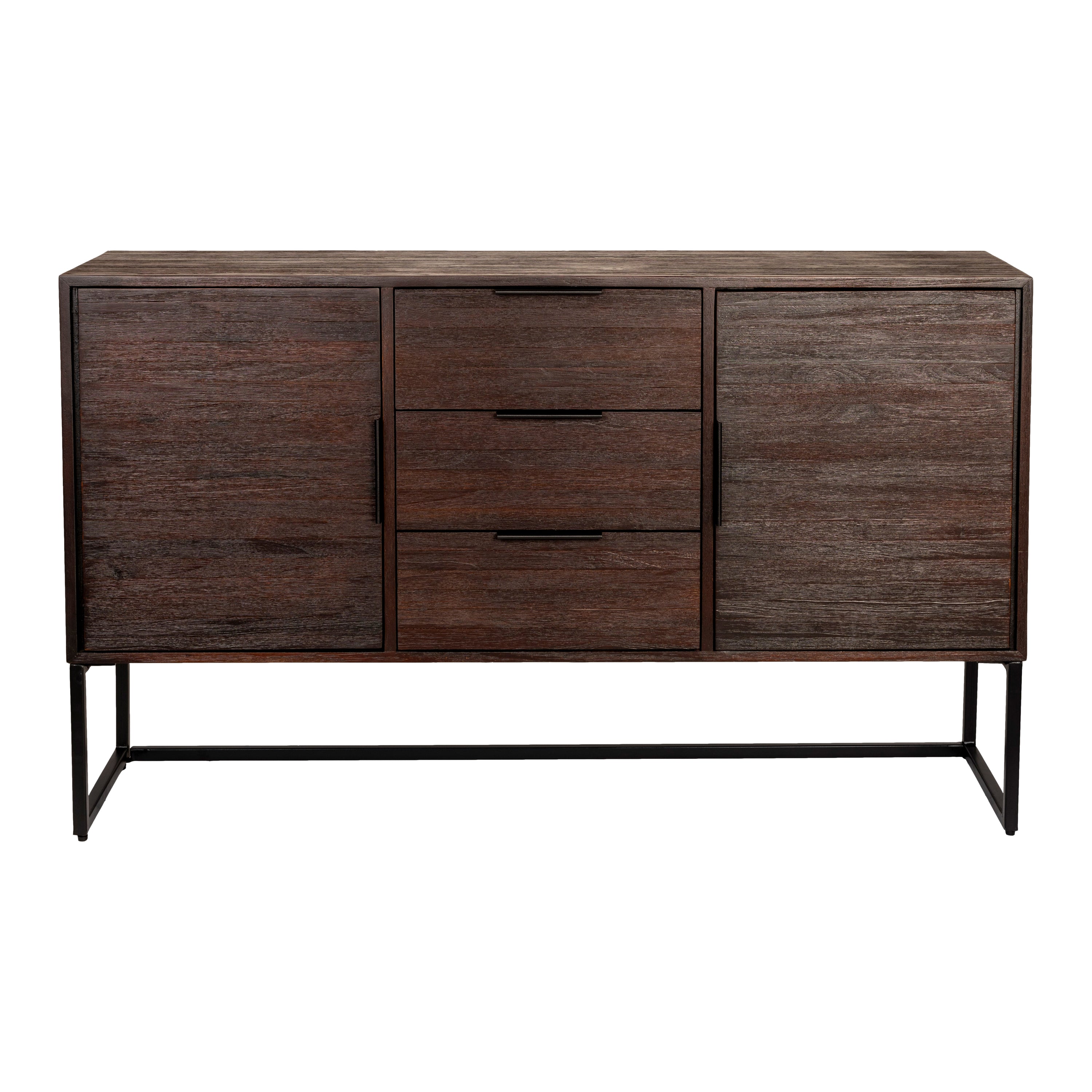 Blokker Checkers Dressoir Hoog - Teakhout