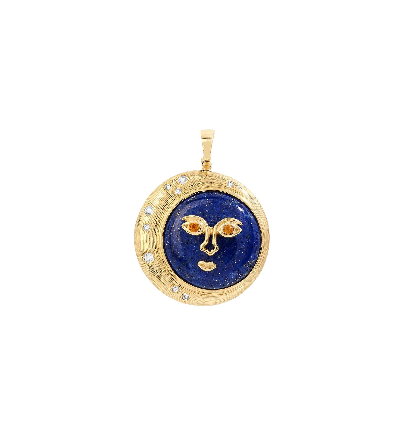 Moon Eclipse Charm 9K