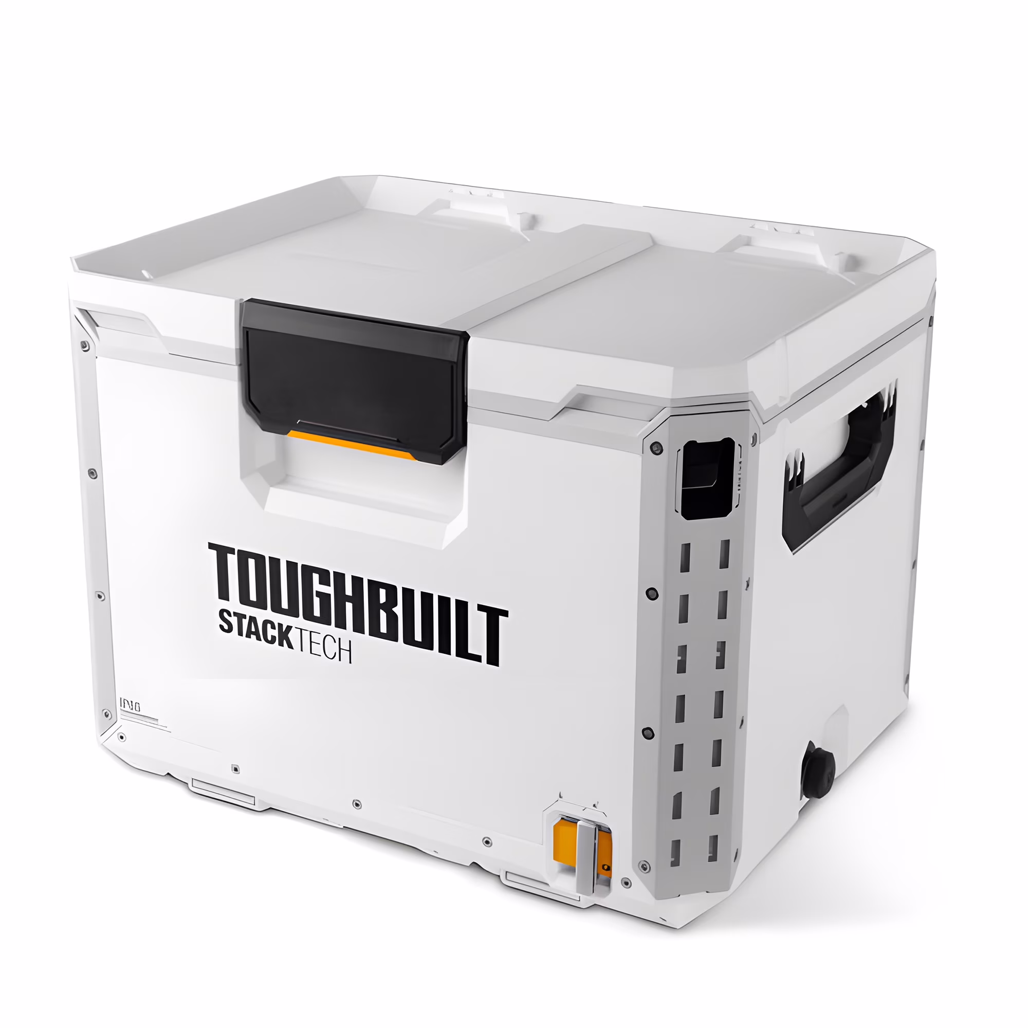 ToughBuilt StackTech Compact Cooler, Stackable 16 Quart Hard Shell Ice Chest, White - Image 3