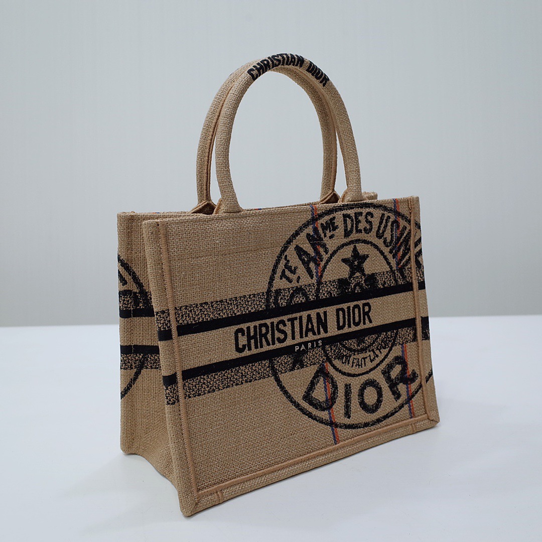 Christian Dior Small Dior Book Tote Brown, For Women, Women’s Handbags 26.5cm/10.5in CD M1265ZRUW_M9181:1High-quality replica