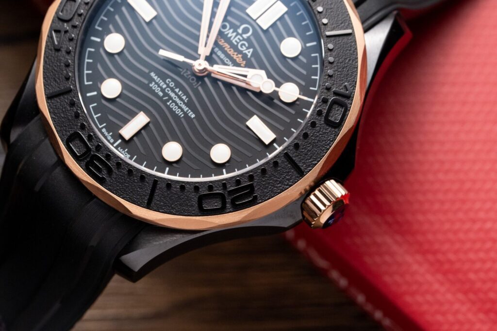 Omega Replica Watch Seamaster Black Dial Rubber Strap VS Factory 42mm - Top club