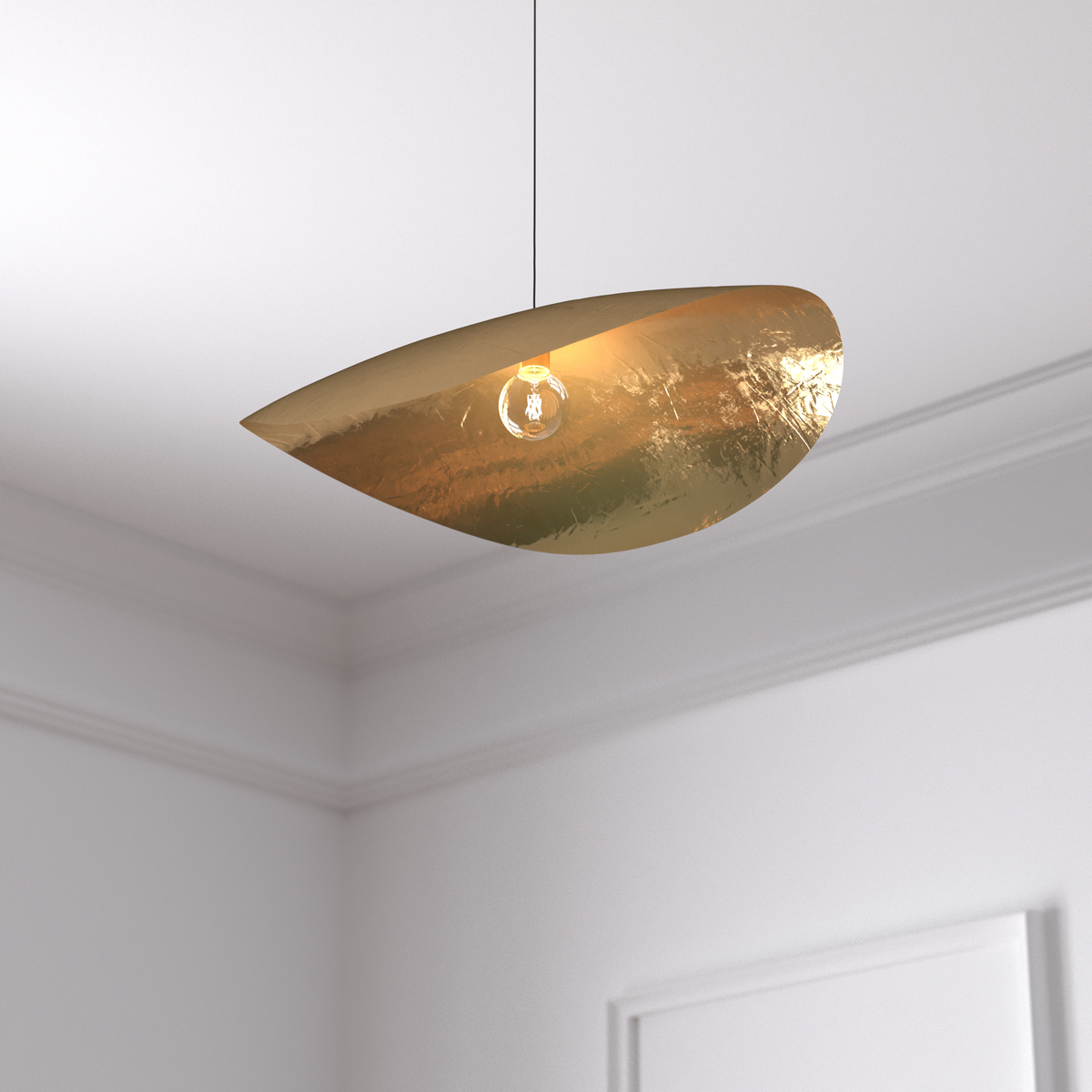 Pendant lamp "Arlo" Gold, D. 56 cm