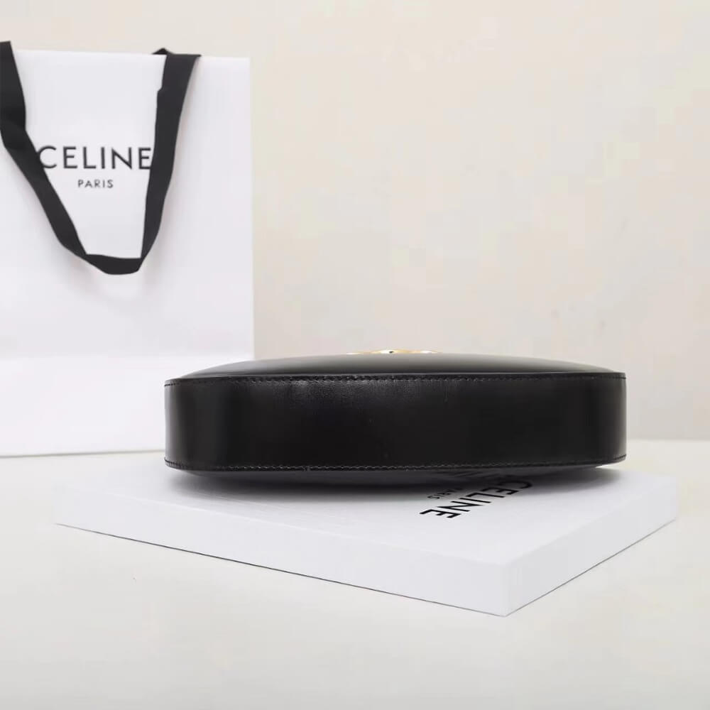 Celine Medium Tilly Bag in Black Shiny Calfskin1:1High-quality replica