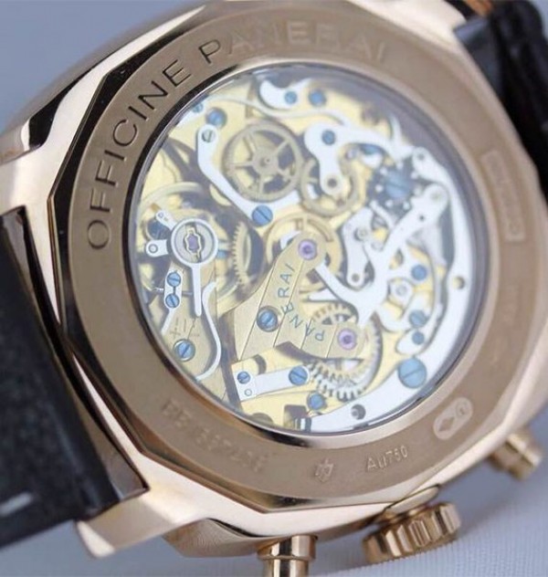 Replica Panerai XF PAM519 Leather Strap Manual Winding Chrono - Top club