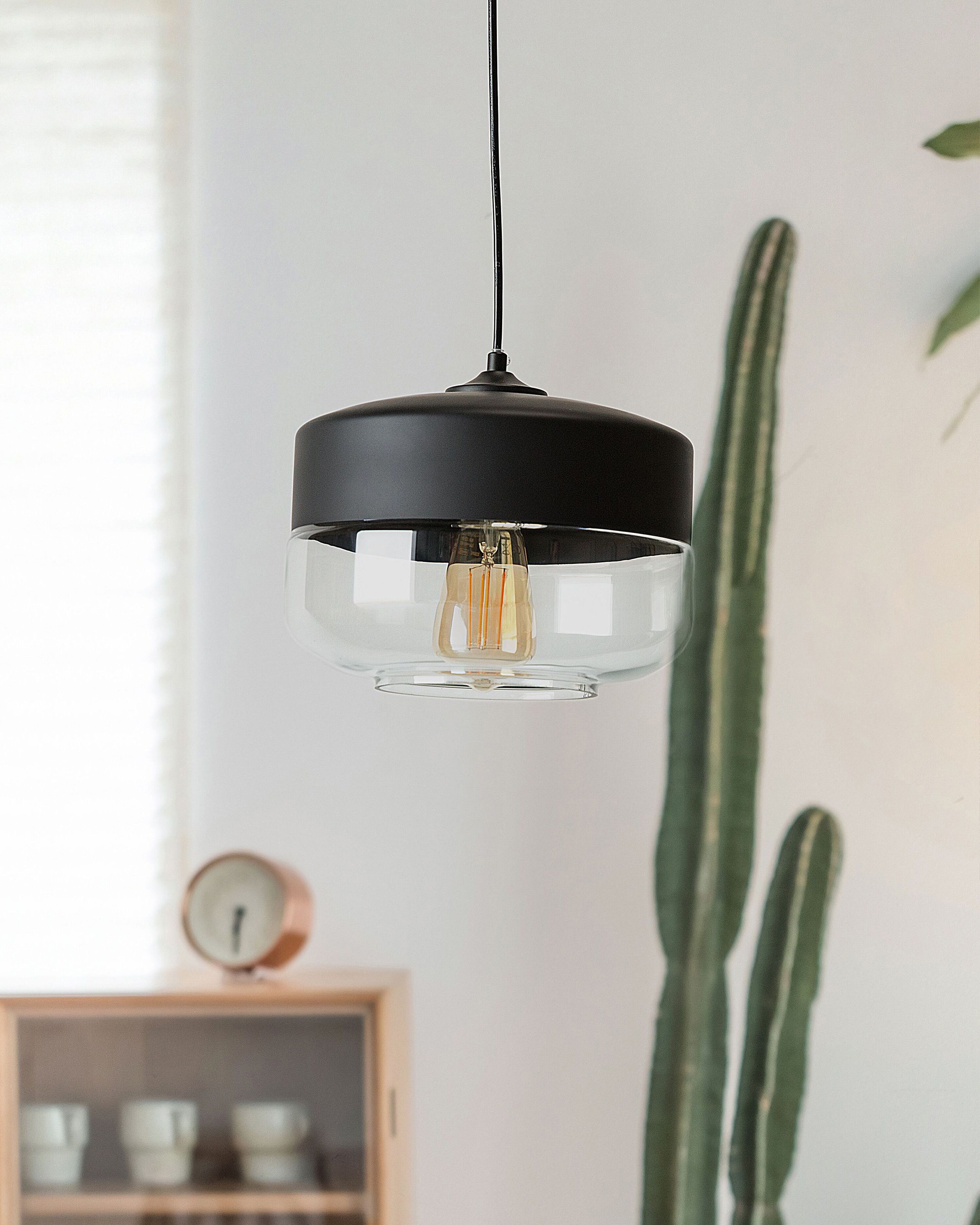 Pendant Lamp MURRAY Glass Black