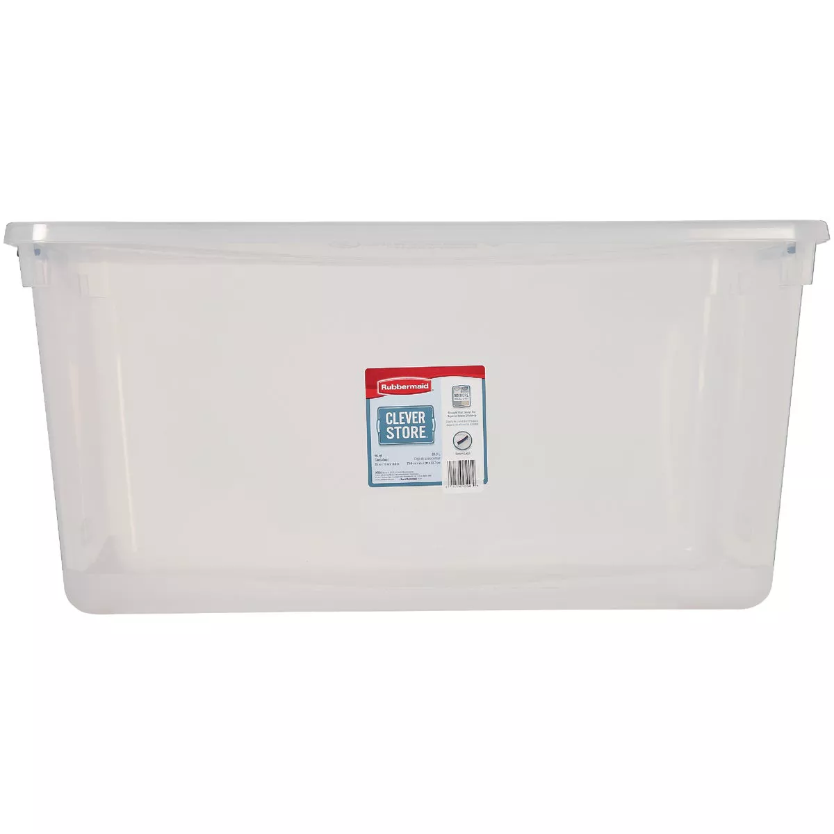 Rubbermaid 95 Qt. Cleverstore Clear Tote