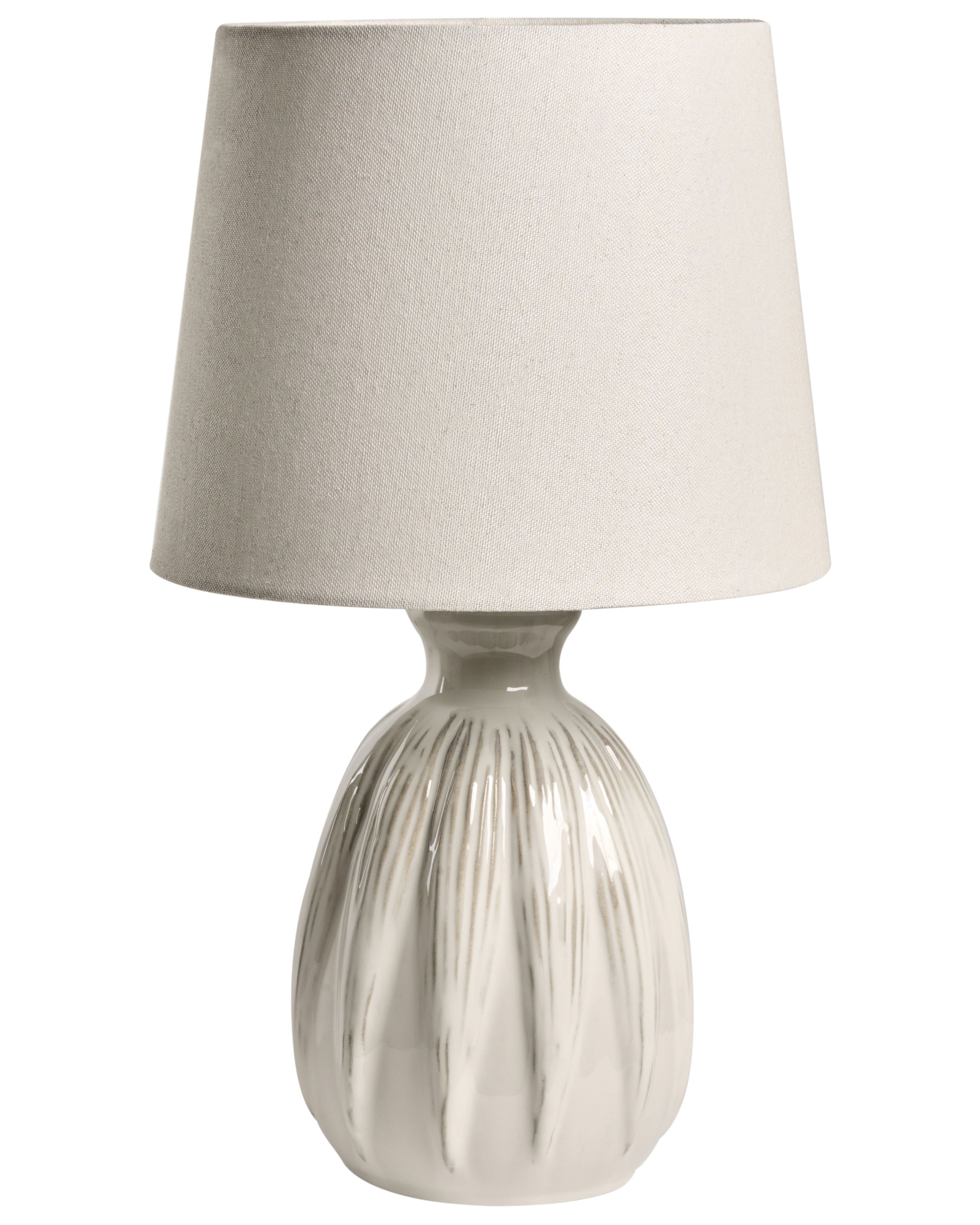 Table Lamp AGUAN Ceramic Light Beige