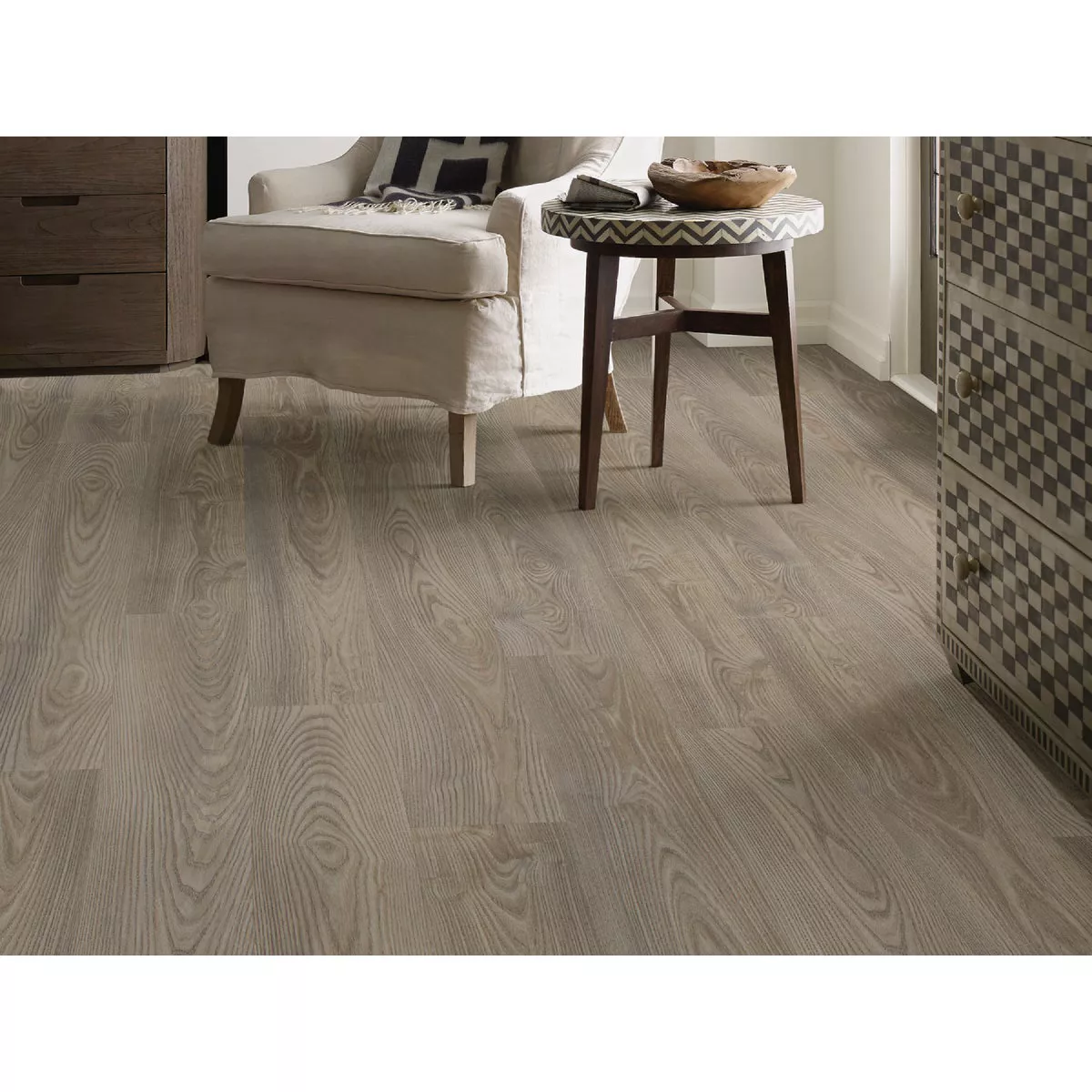 Shaw Floorte Pro Anvil Plus Grey Chestnut 7 In. W x 48 In. L Vinyl Rigid Core Floor Plank (27.73 Sq. Ft./Case)
