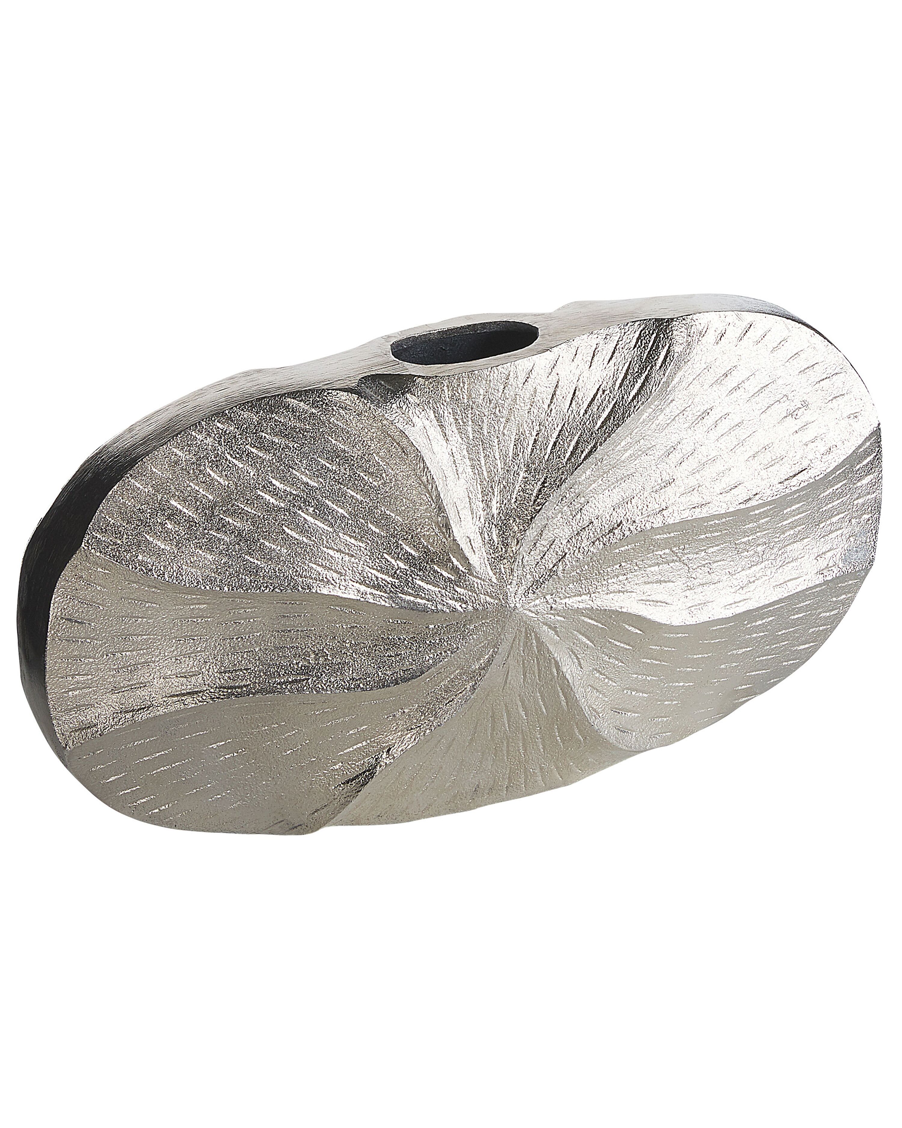 Flower Vase URGENCH Metal 21 cm Silver