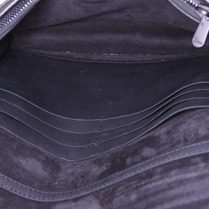 Dior Slim Saddle handbag/clutch in black leather1:1High-quality replica