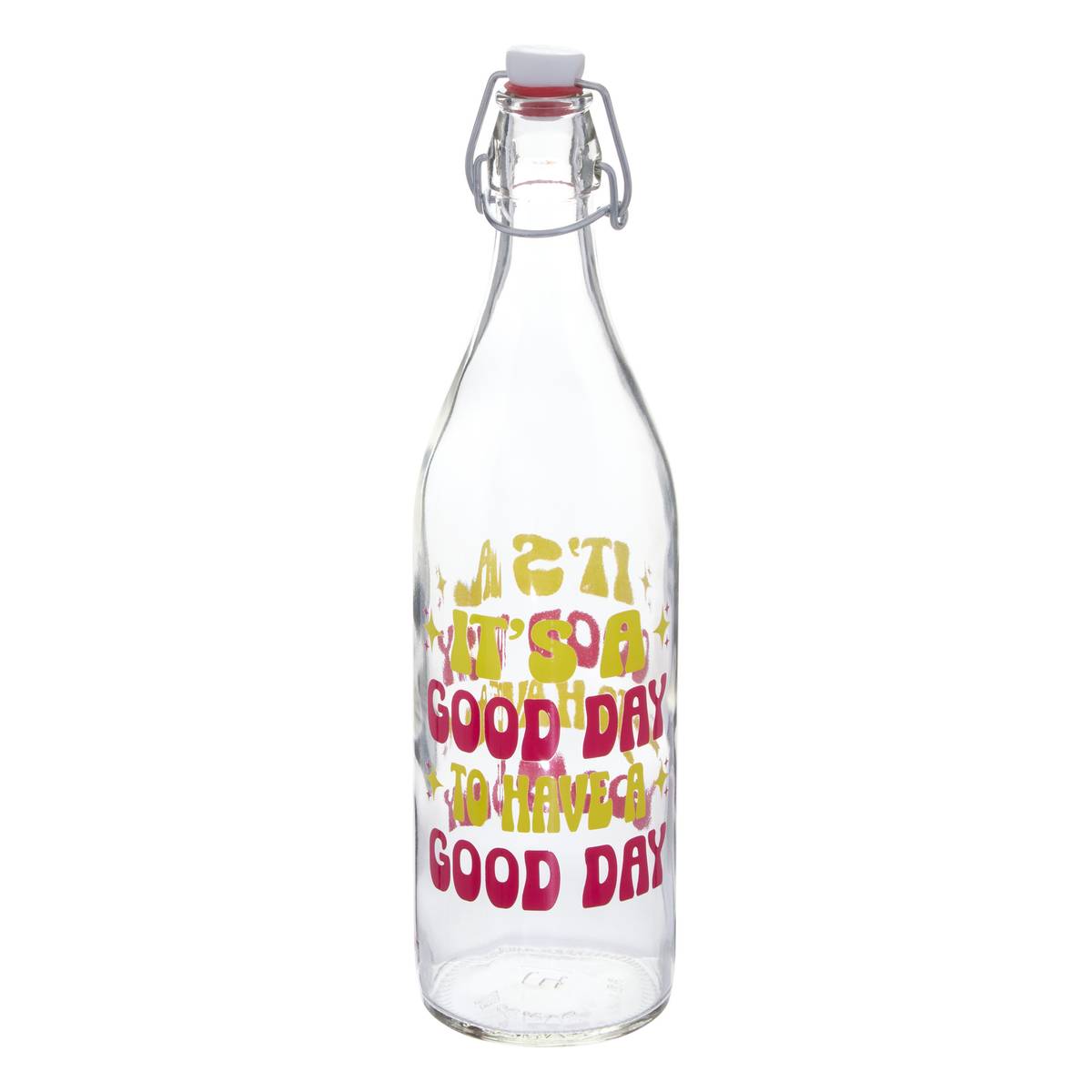 Bottle "Courage" Glass, Multicolored