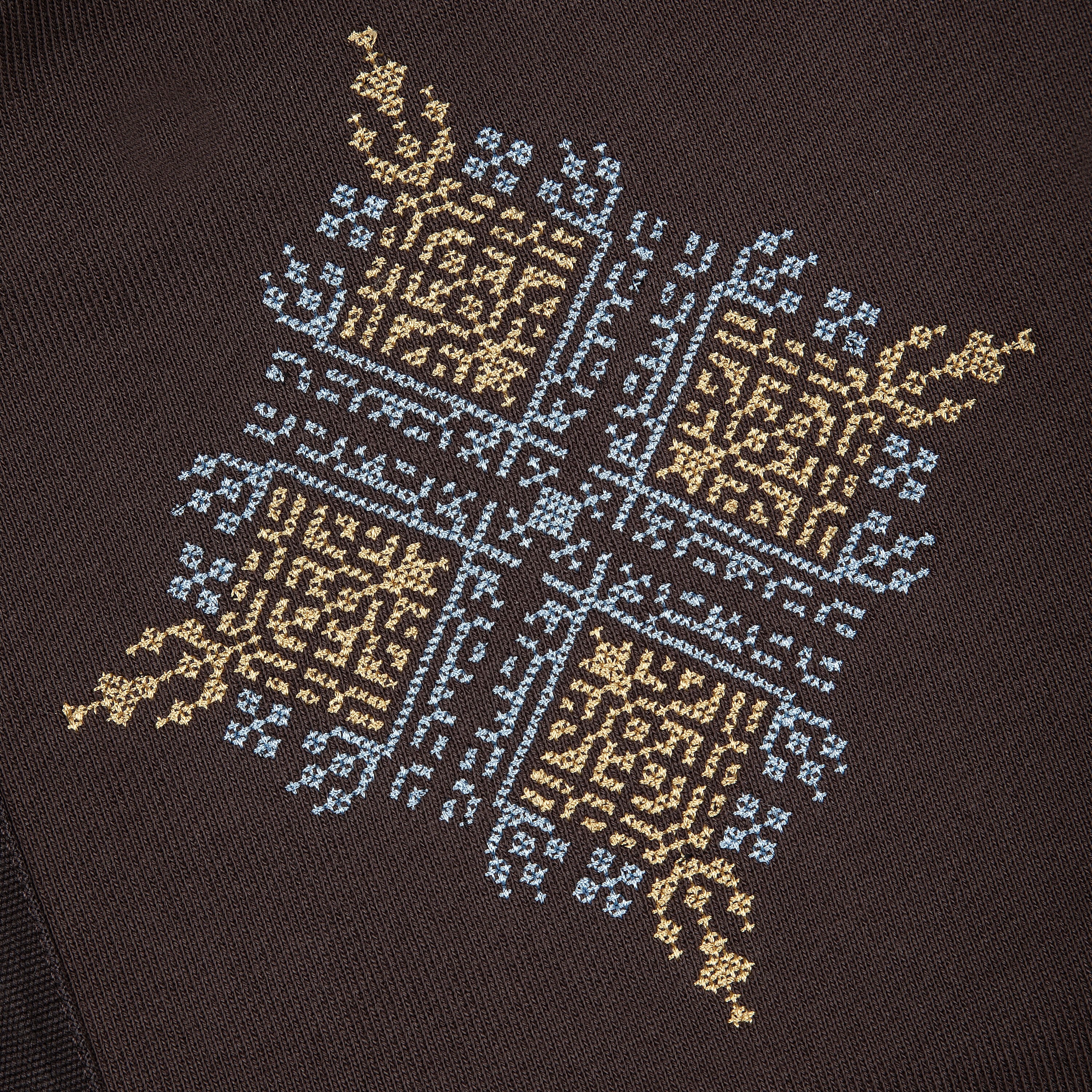 "aziza" Zip Up brown