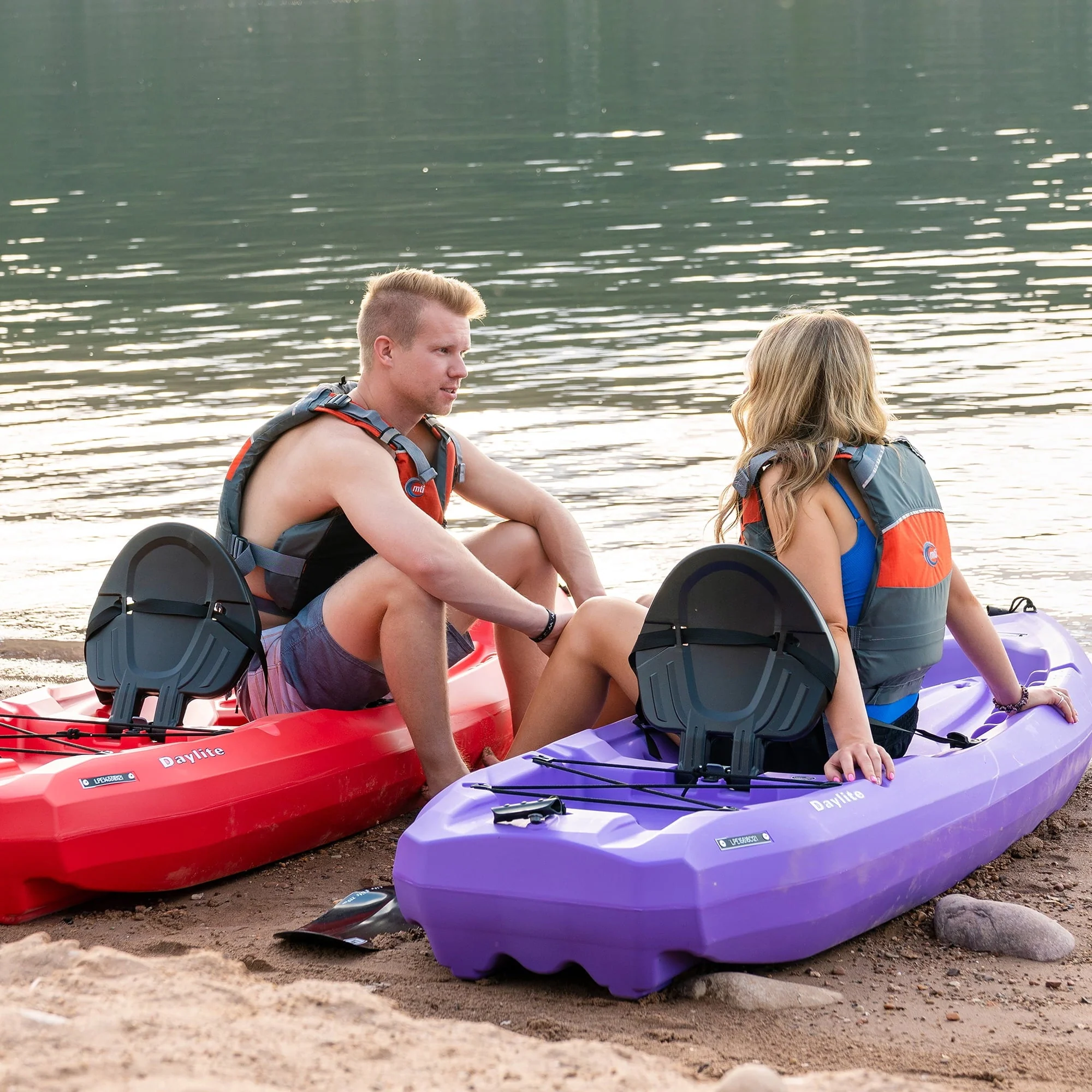 Lifetime Daylite 8 ft Sit-on-Top Kayak, Red (90775) - Image 11