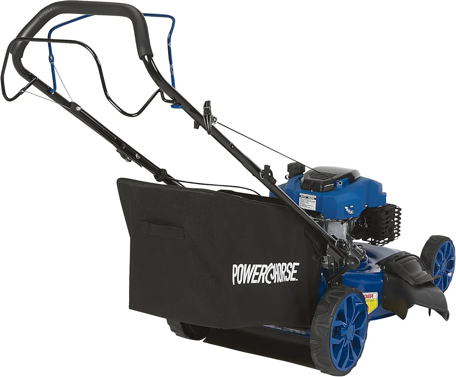 Powerhorse 21-Inch 3-In-1 Self-Propelled Gas Lawn Mower, 200cc 4-Stroke OHV Engine - DM53S-N-D200 - Image 2 Powerhorse 21-Inch 3-In-1 Self-Propelled Gas Lawn Mower, 200cc 4-Stroke OHV Engine - DM53S-N-D200 - Image 2
