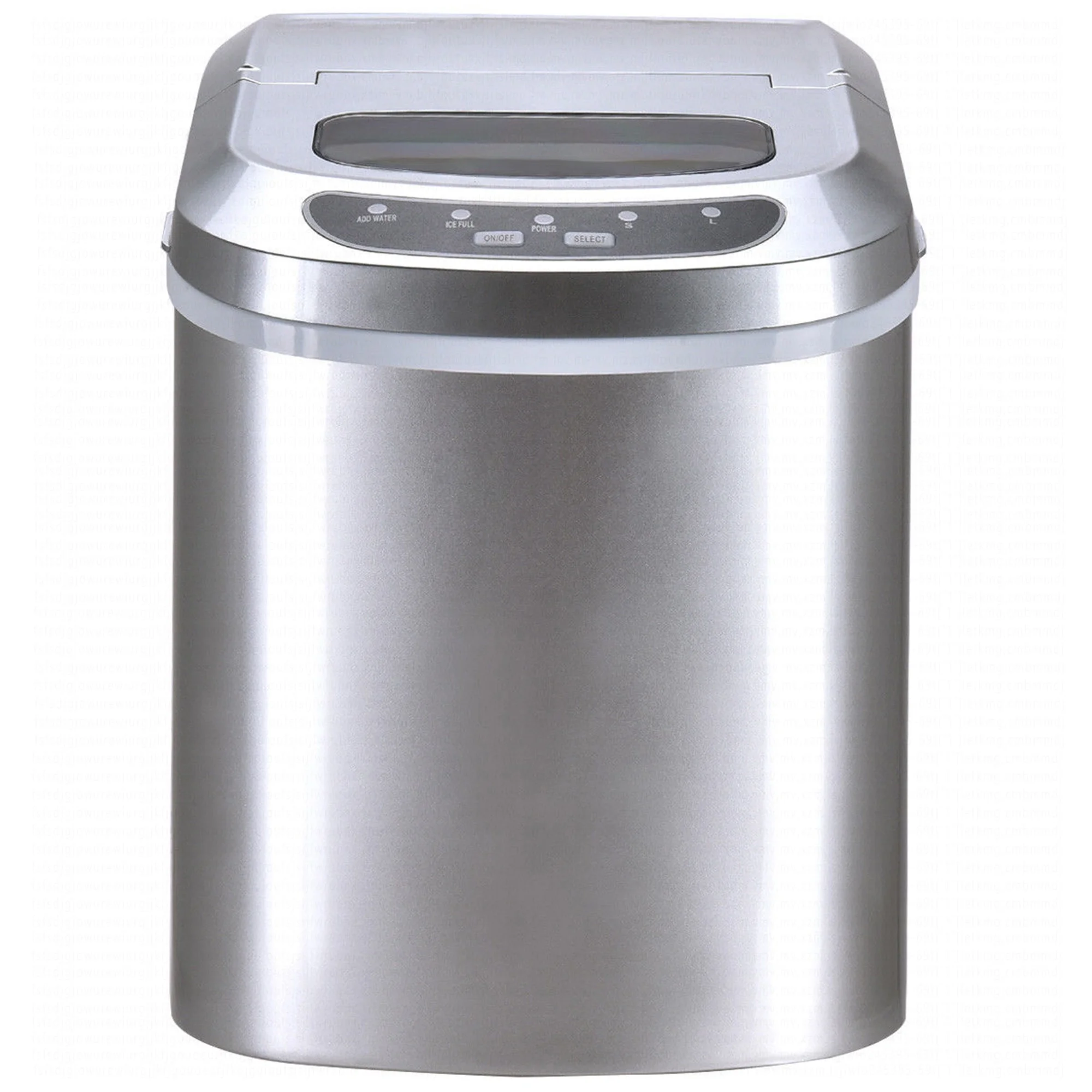 Costway Silver Portable Compact Electric Ice Maker Machine Mini Cube 26lb/Day - Image 8