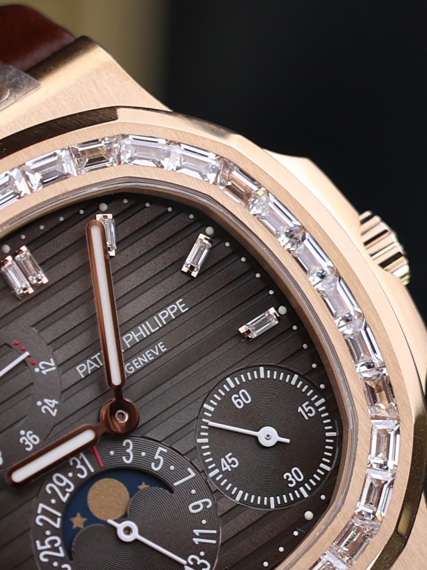 Patek Philippe Nautilus 5724 Rose Gold Replica Watch Full Function PPF Factory 40mm - Top club