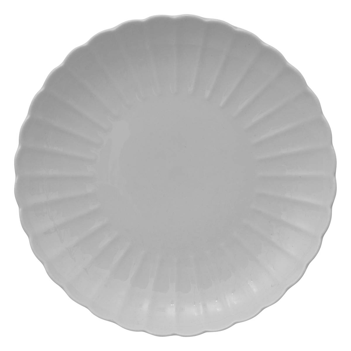 Set of 6 dinner plates "Romy" D.27.1 cm, White