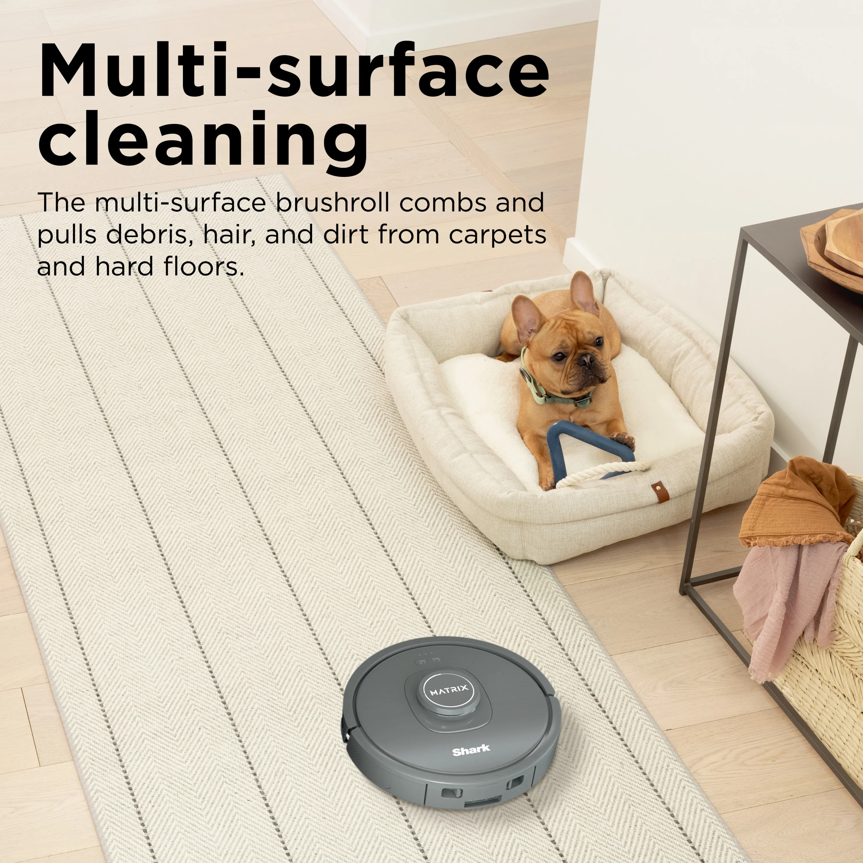 Shark Matrix Robot Vacuum, Carpets & Hard Floors, Precision Home Mapping, Perfect for Pet Hair, Wi-Fi, RV2300 - Image 4