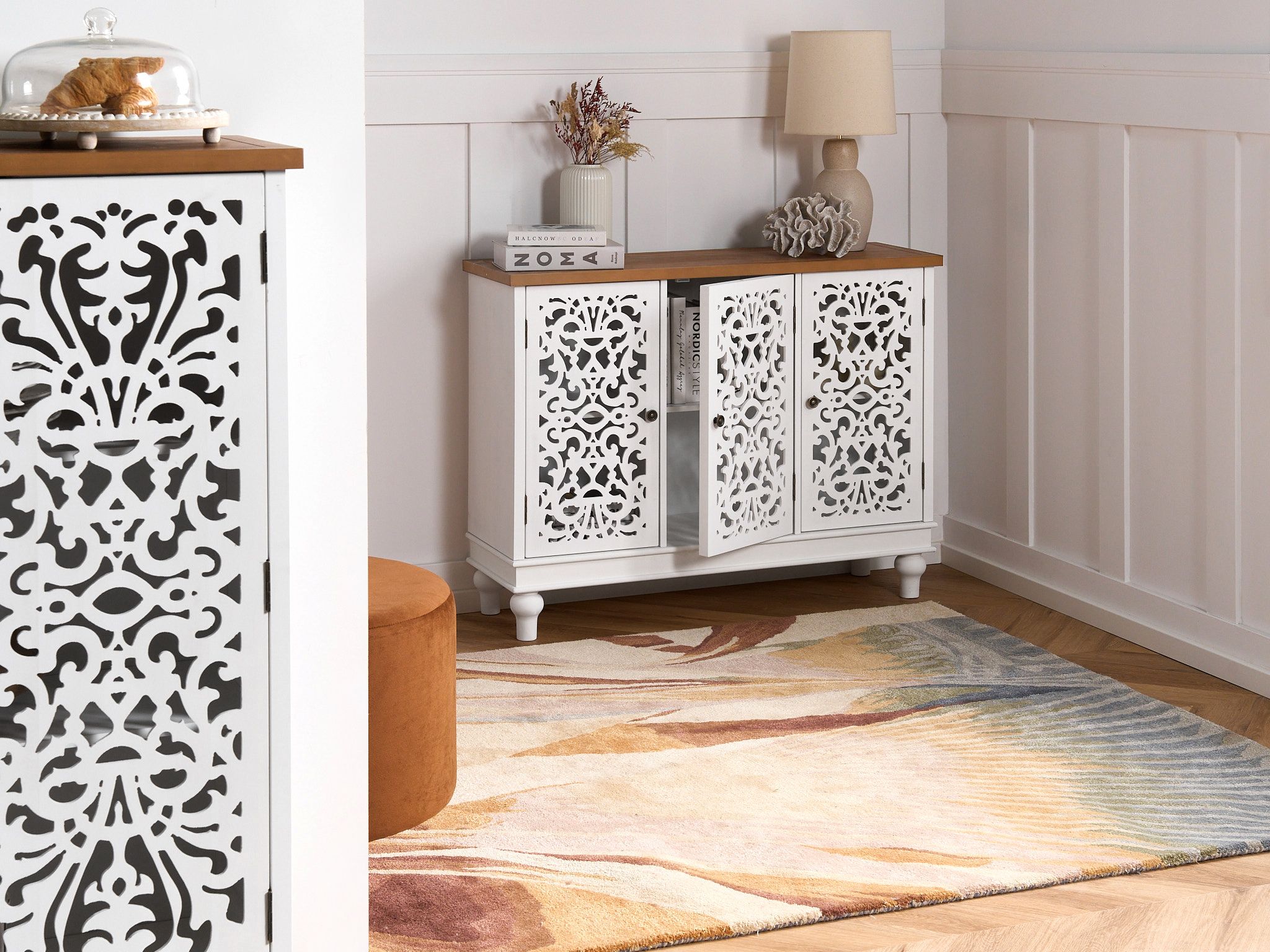 3 Door Sideboard KATHERINE White
