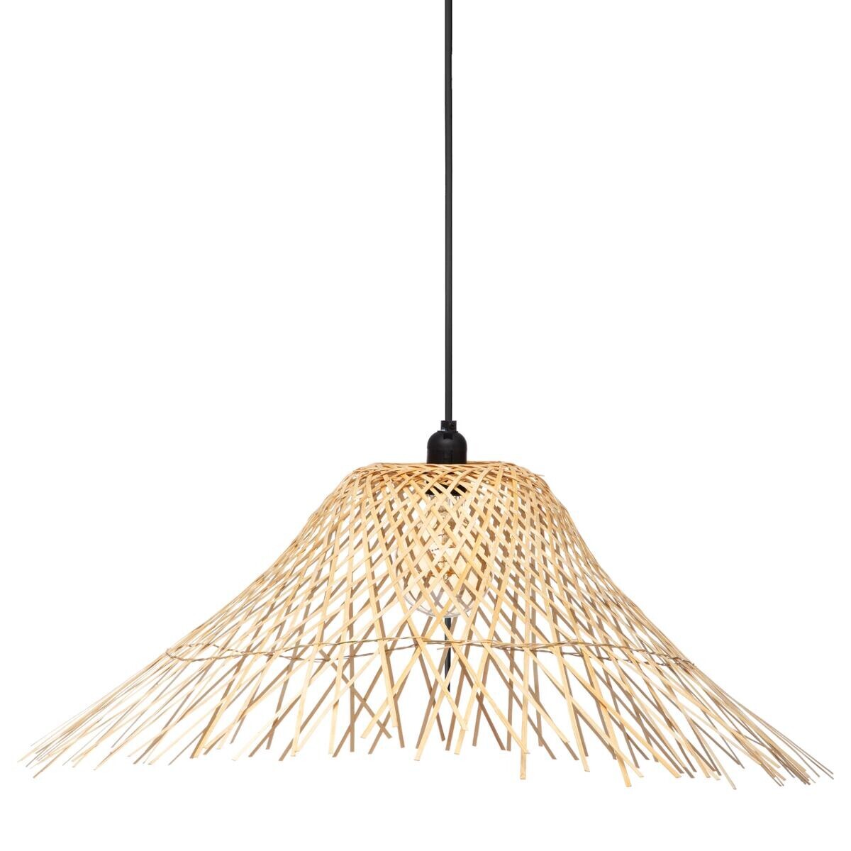 Suspension lamp "Moxa" Bamboo, D.76 cm